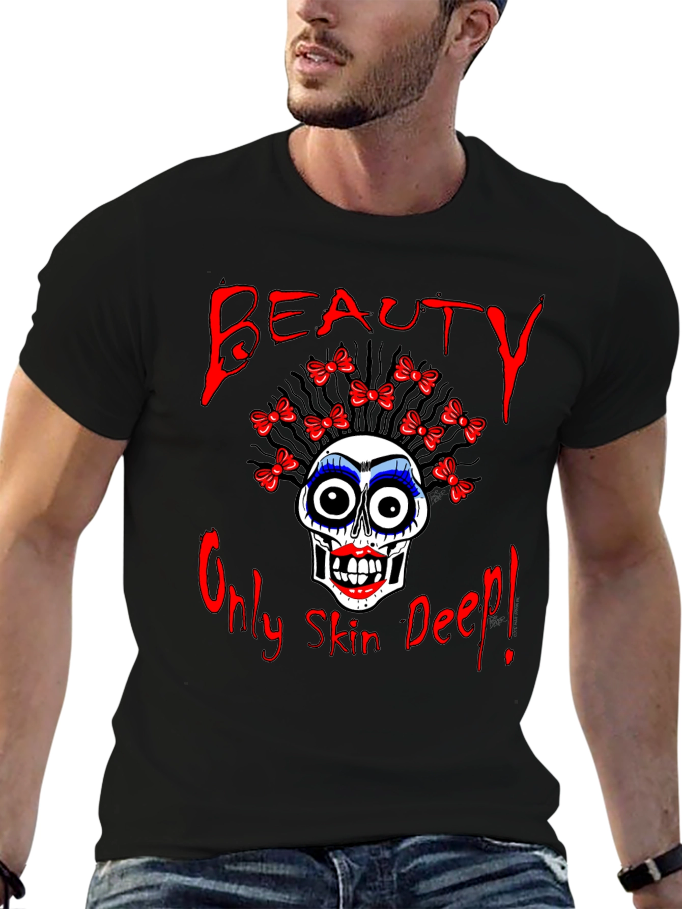 Beauty Only Skin Deep Graphic T-Shirt