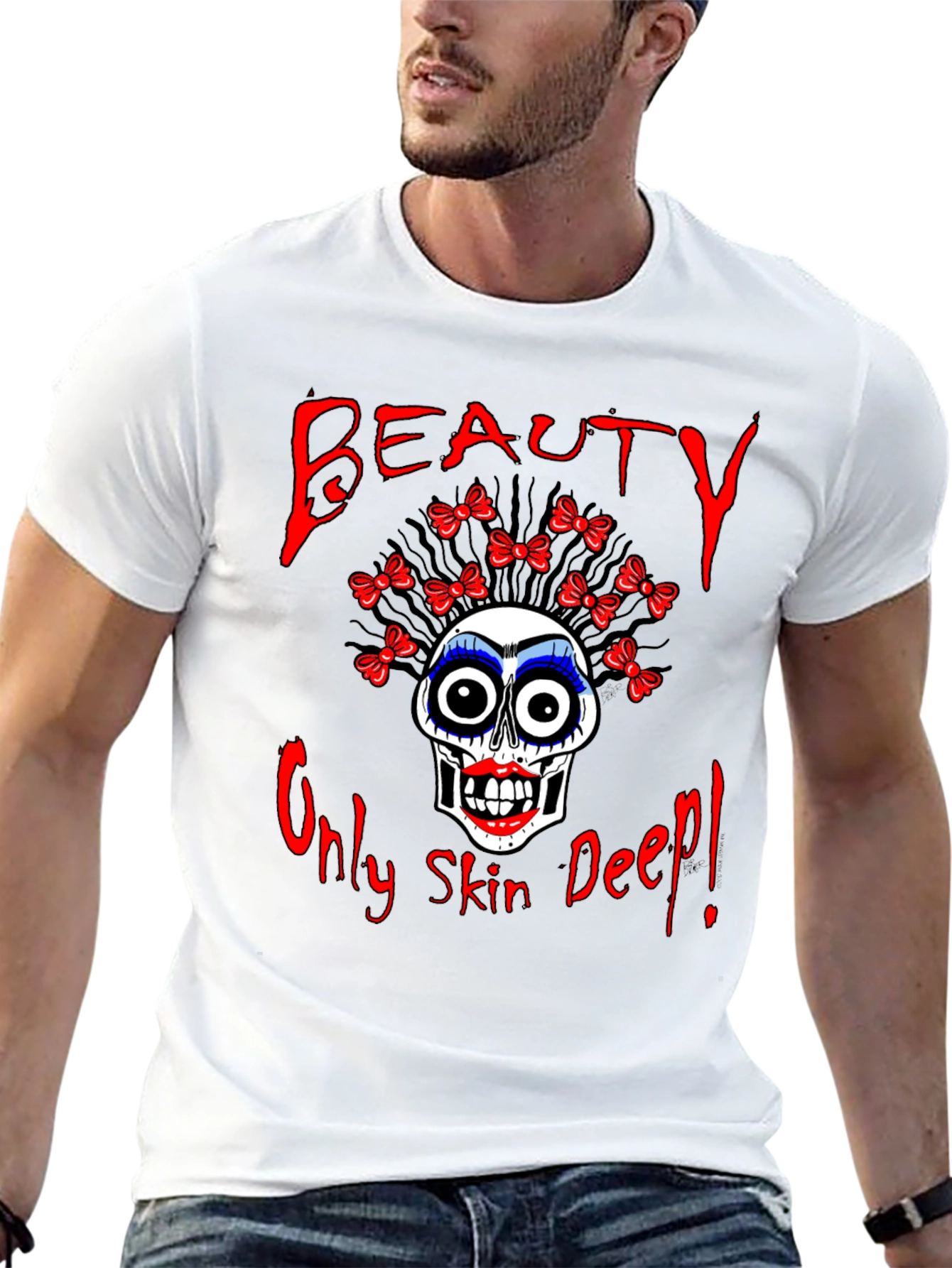Beauty Only Skin Deep Graphic T-Shirt