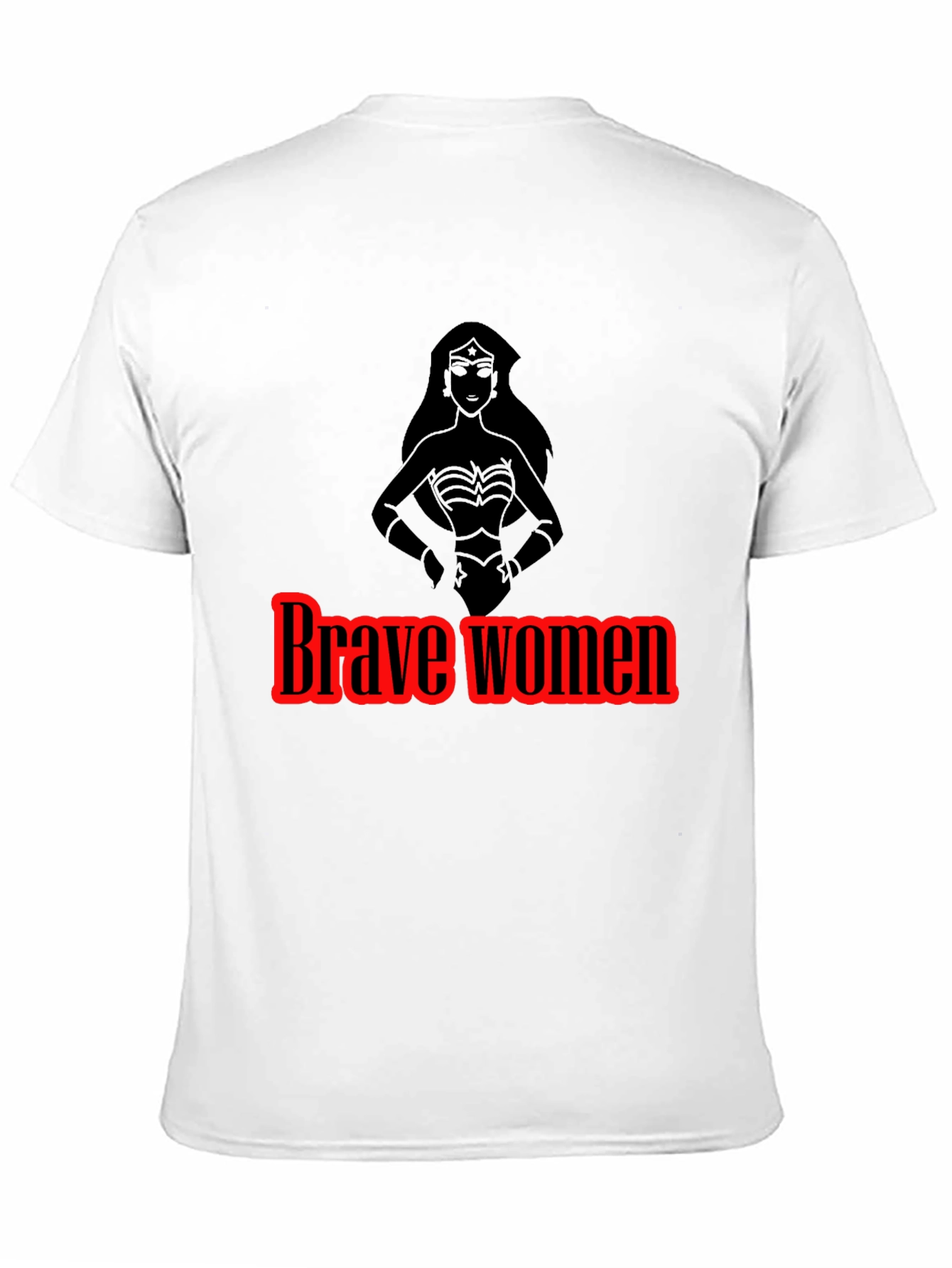 Brave Women Graphic Tee - Black