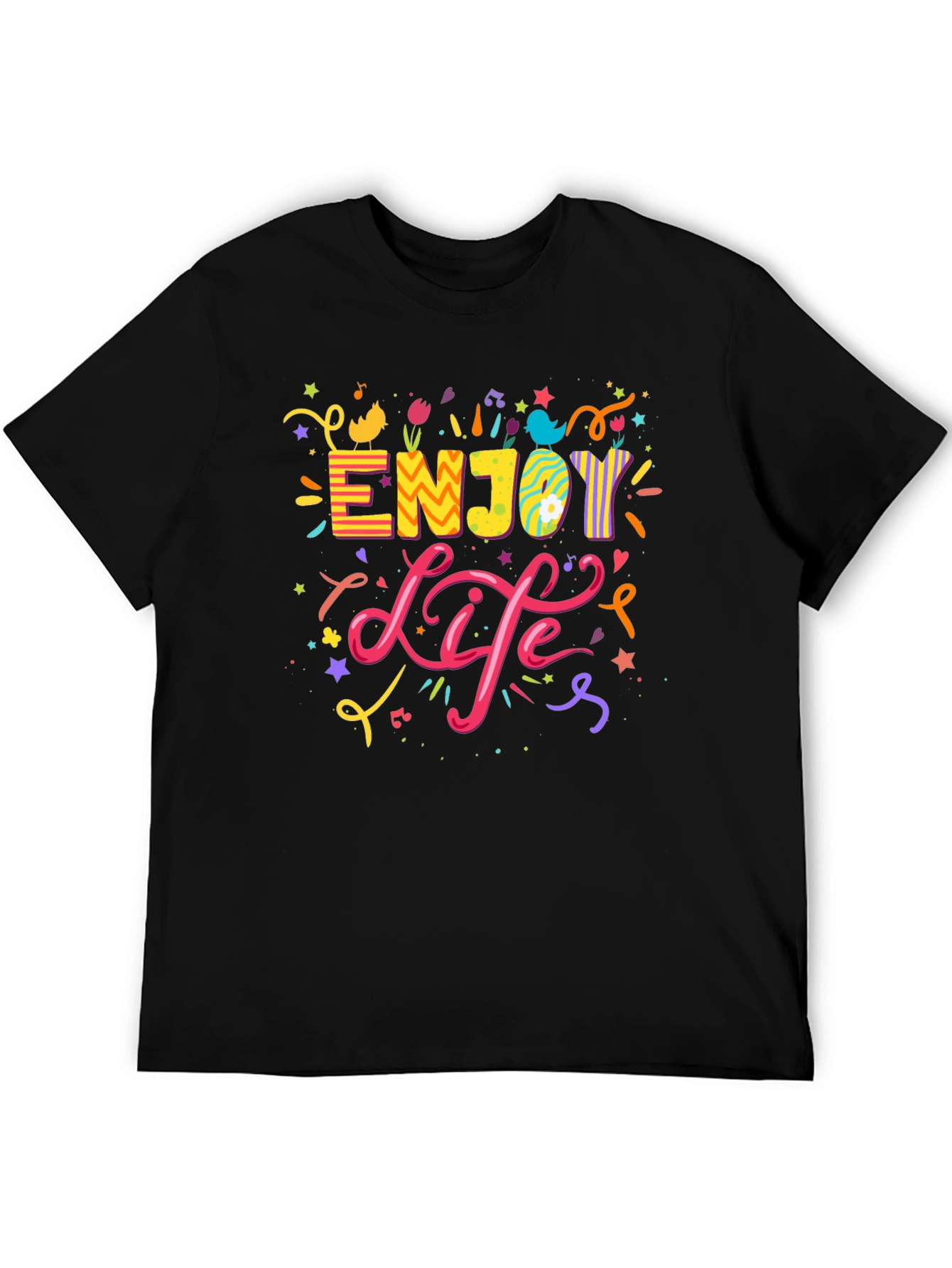 Enjoy Life Black T-Shirt