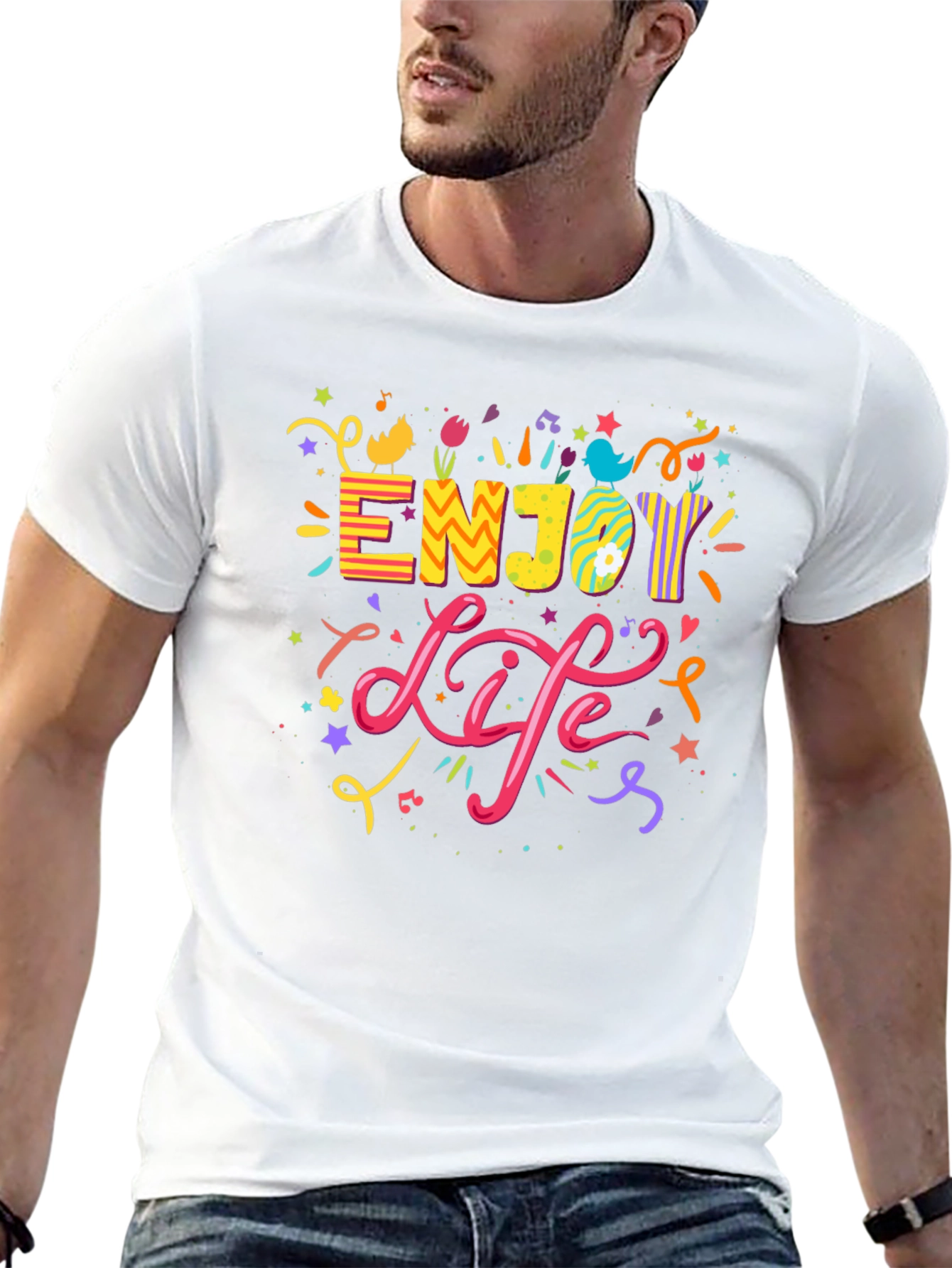 Enjoy Life Black T-Shirt