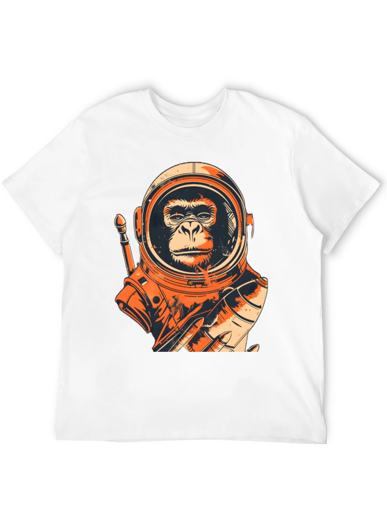 Astro Ape Graphic Tee - Unique Space Monkey Design