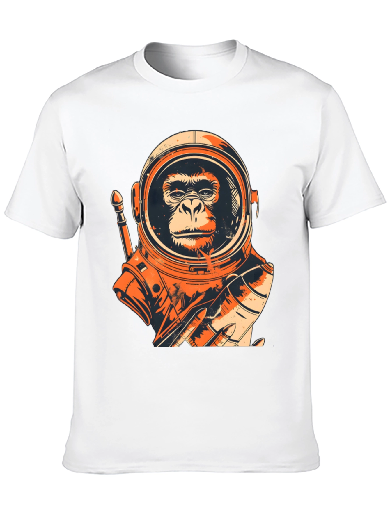 Astro Ape Graphic Tee - Unique Space Monkey Design