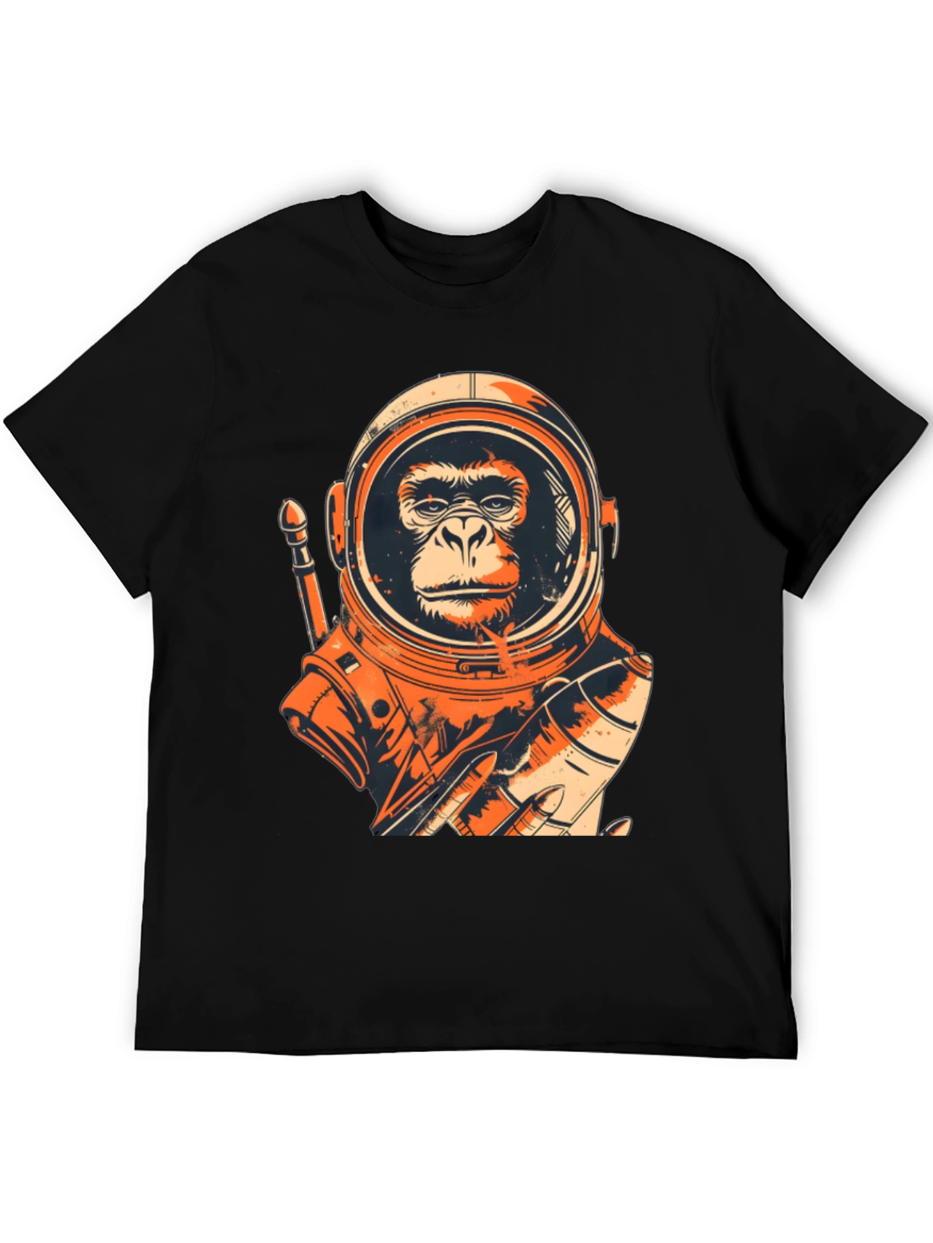 Astro Ape Graphic Tee - Unique Space Monkey Design