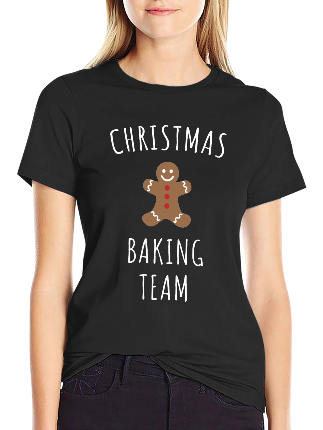 Christmas Baking Team T-Shirt Festive Holiday Apparel