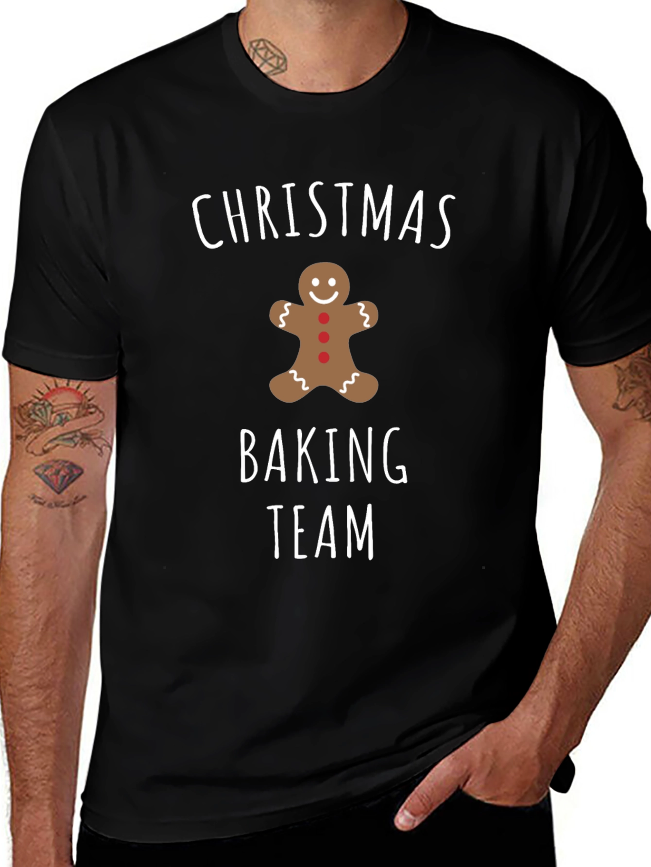 Christmas Baking Team T-Shirt Festive Holiday Apparel