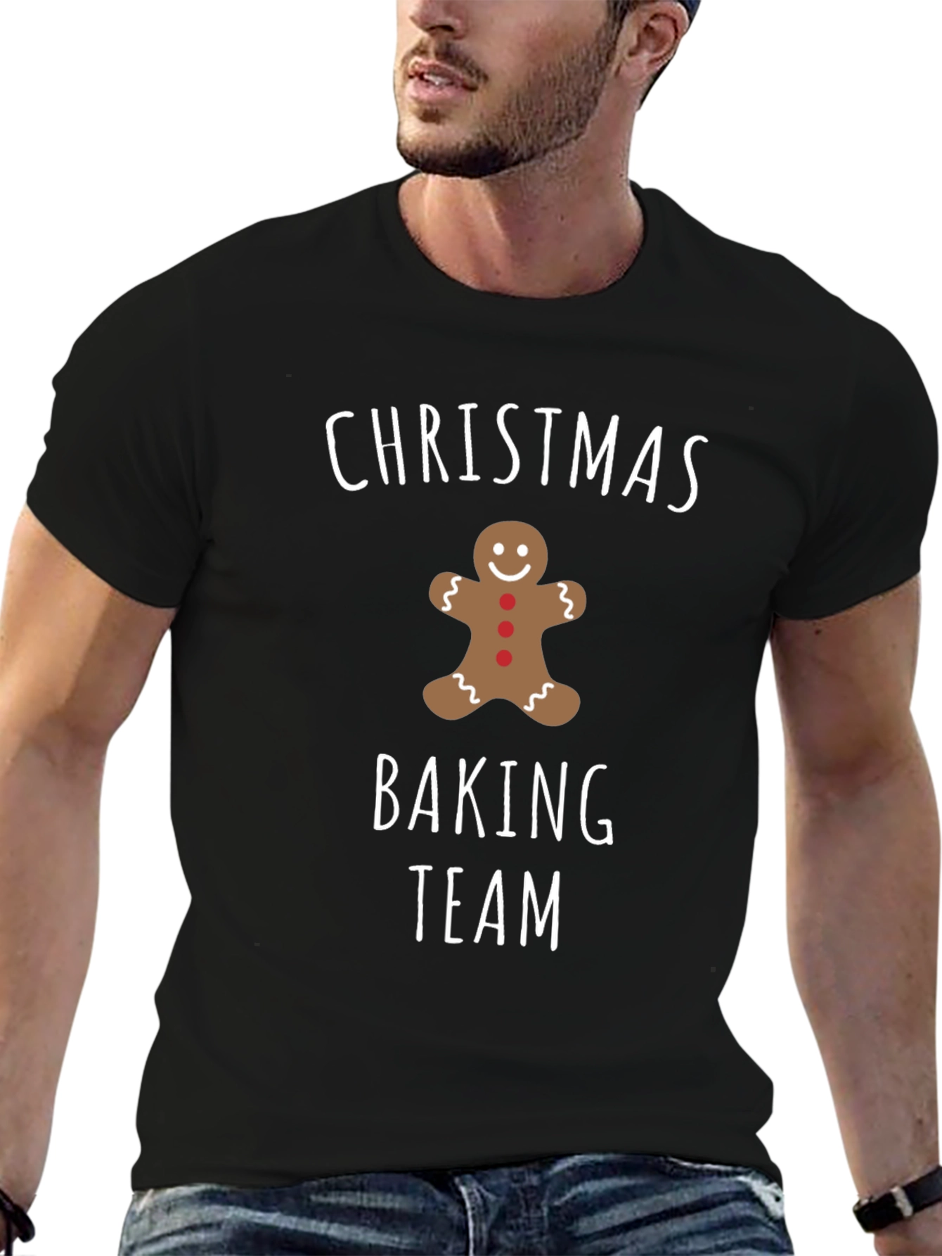 Christmas Baking Team T-Shirt Festive Holiday Apparel