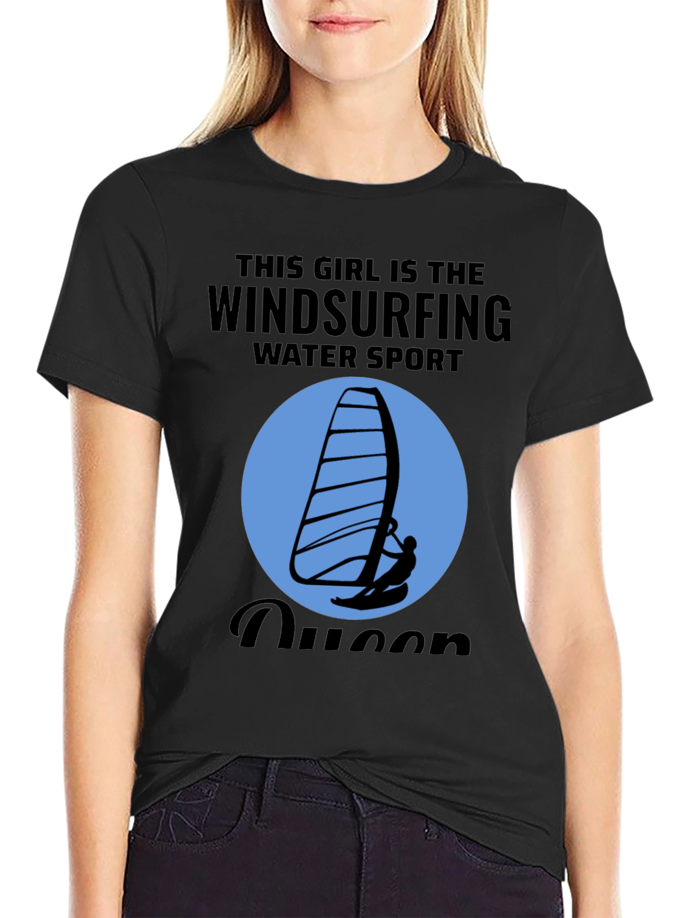 Windsurfing Queen T-Shirt - Water Sport Design