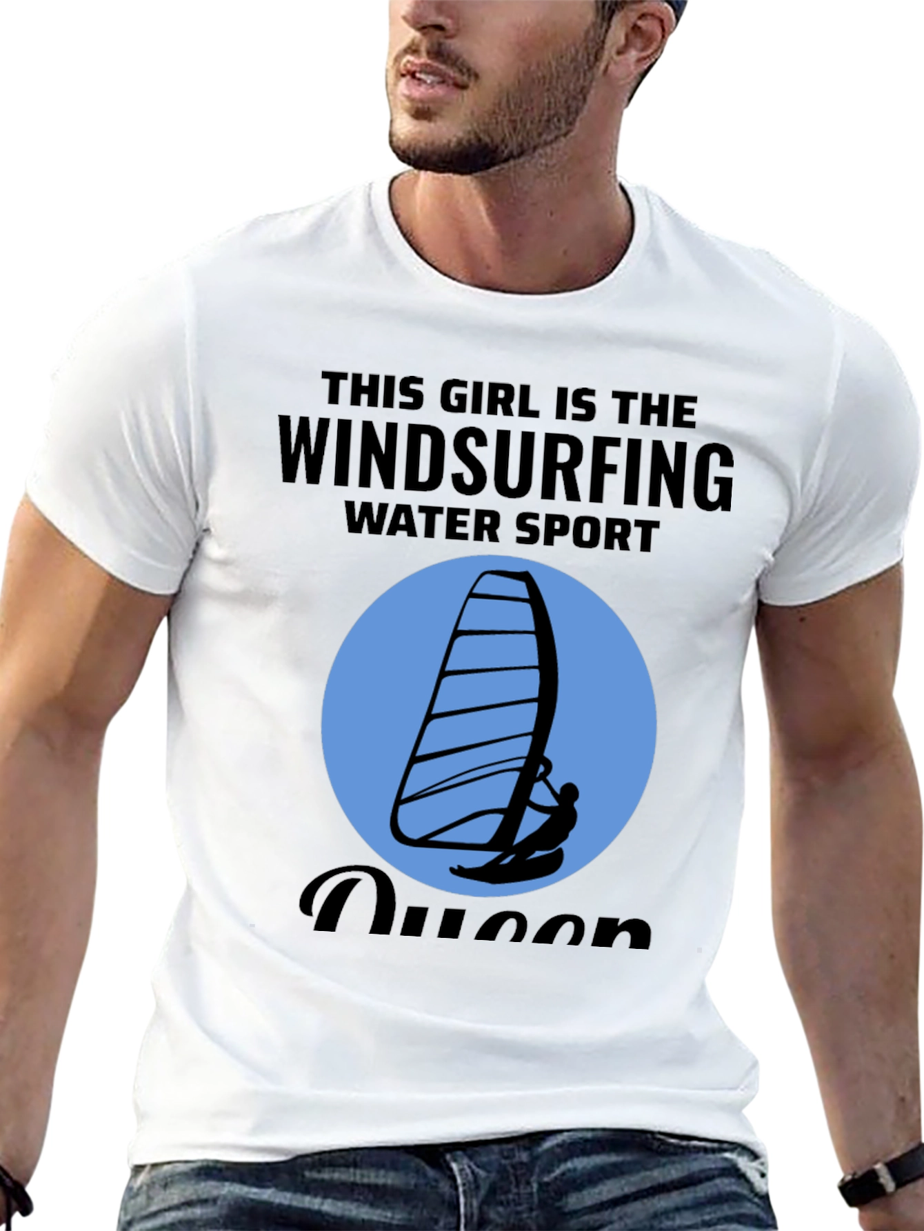 Windsurfing Queen T-Shirt - Water Sport Design
