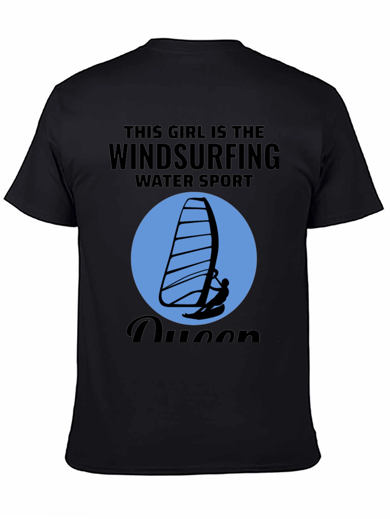Windsurfing Queen T-Shirt - Water Sport Design
