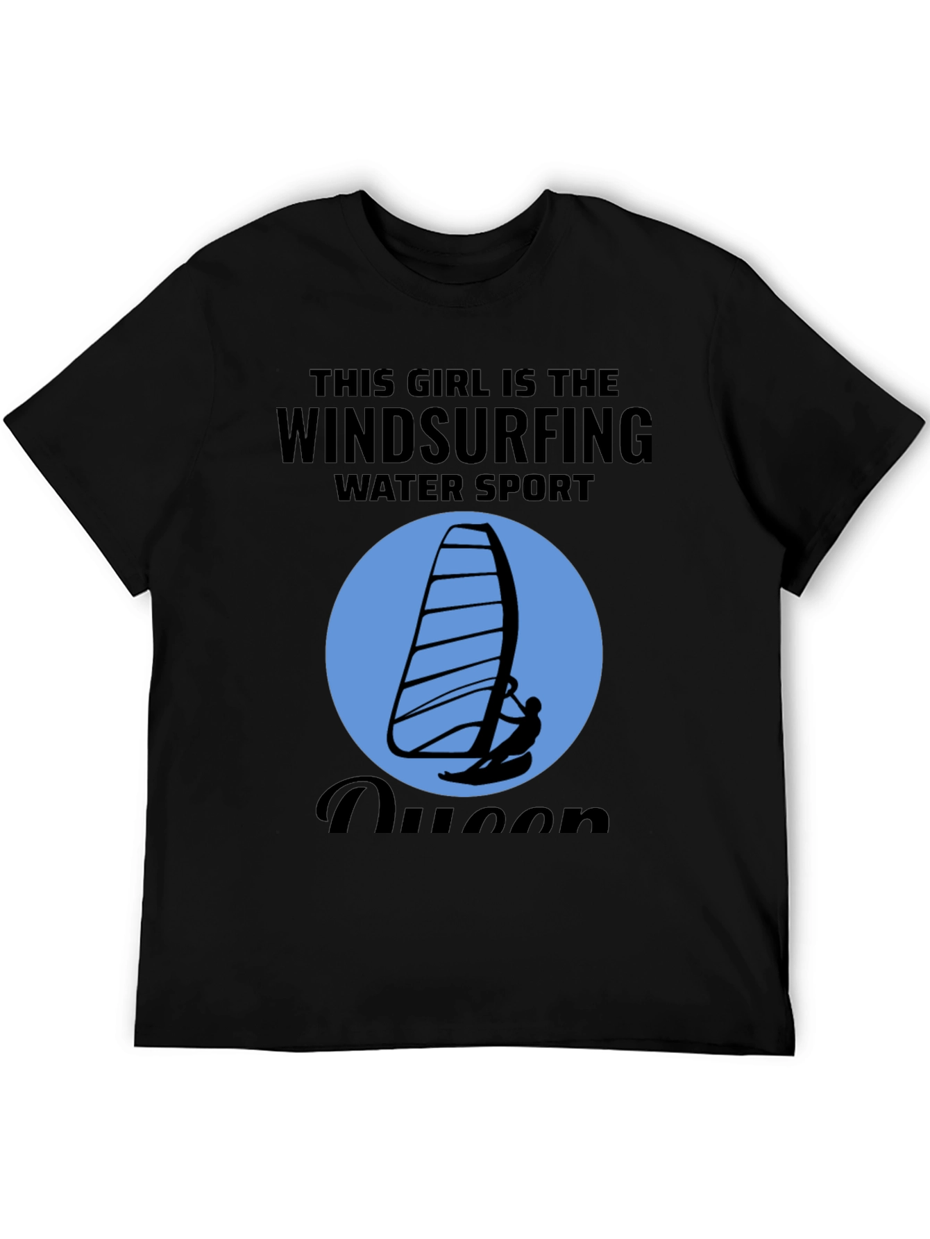 Windsurfing Queen T-Shirt - Water Sport Design
