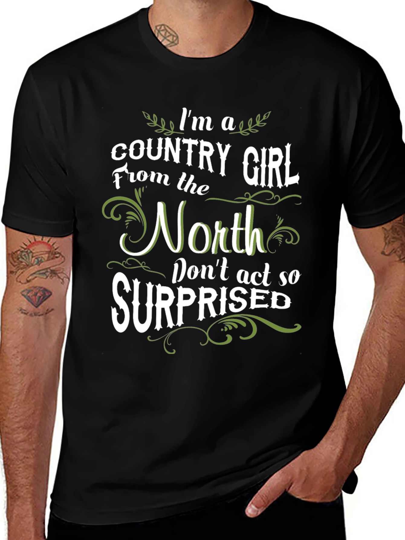 Country Girl From The North Graphic T-Shirt