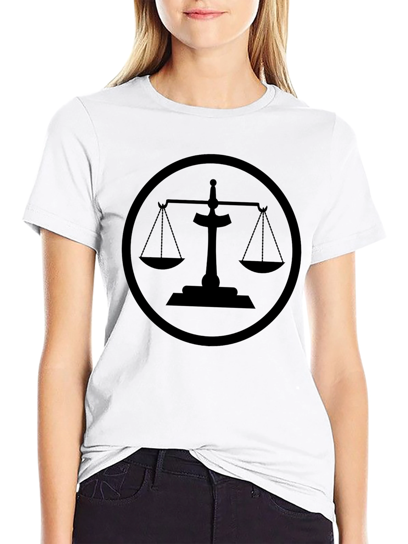 Scales of Justice T-Shirt - Classic Symbol Tee