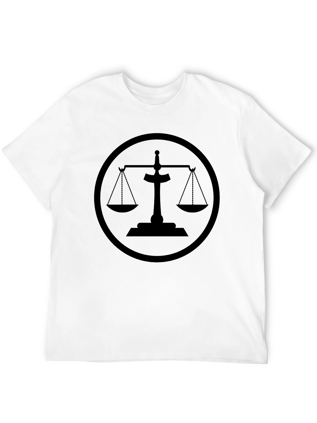 Scales of Justice T-Shirt - Classic Symbol Tee