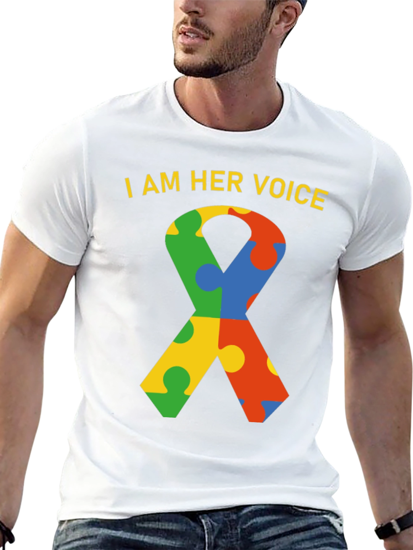 Autism Awareness T-Shirt - I am Her Voice