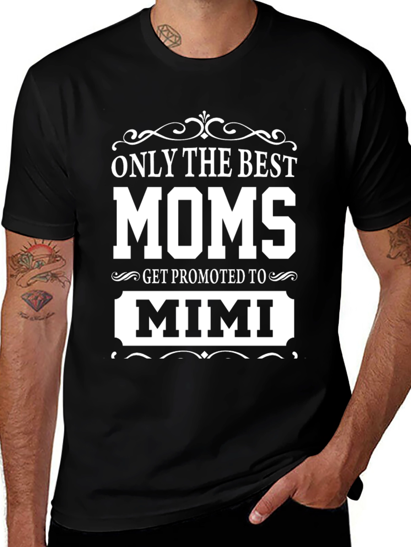 Best Moms Get Promoted to Mimi T-Shirt