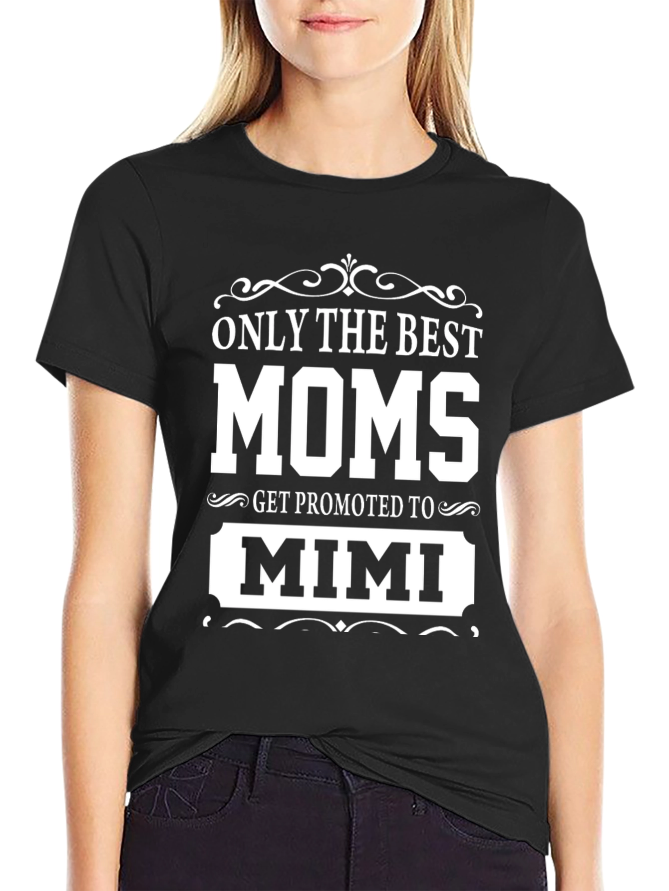 Best Moms Get Promoted to Mimi T-Shirt