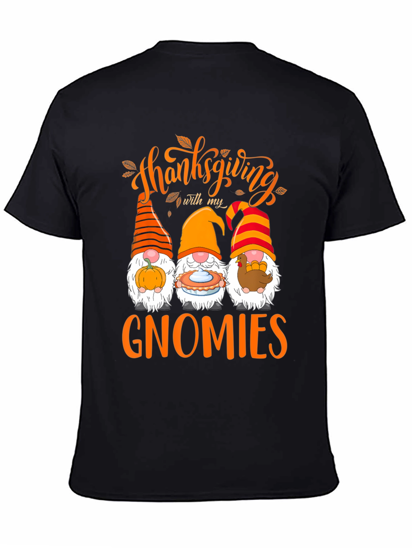 Thanksgiving Gnomies Graphic T-Shirt