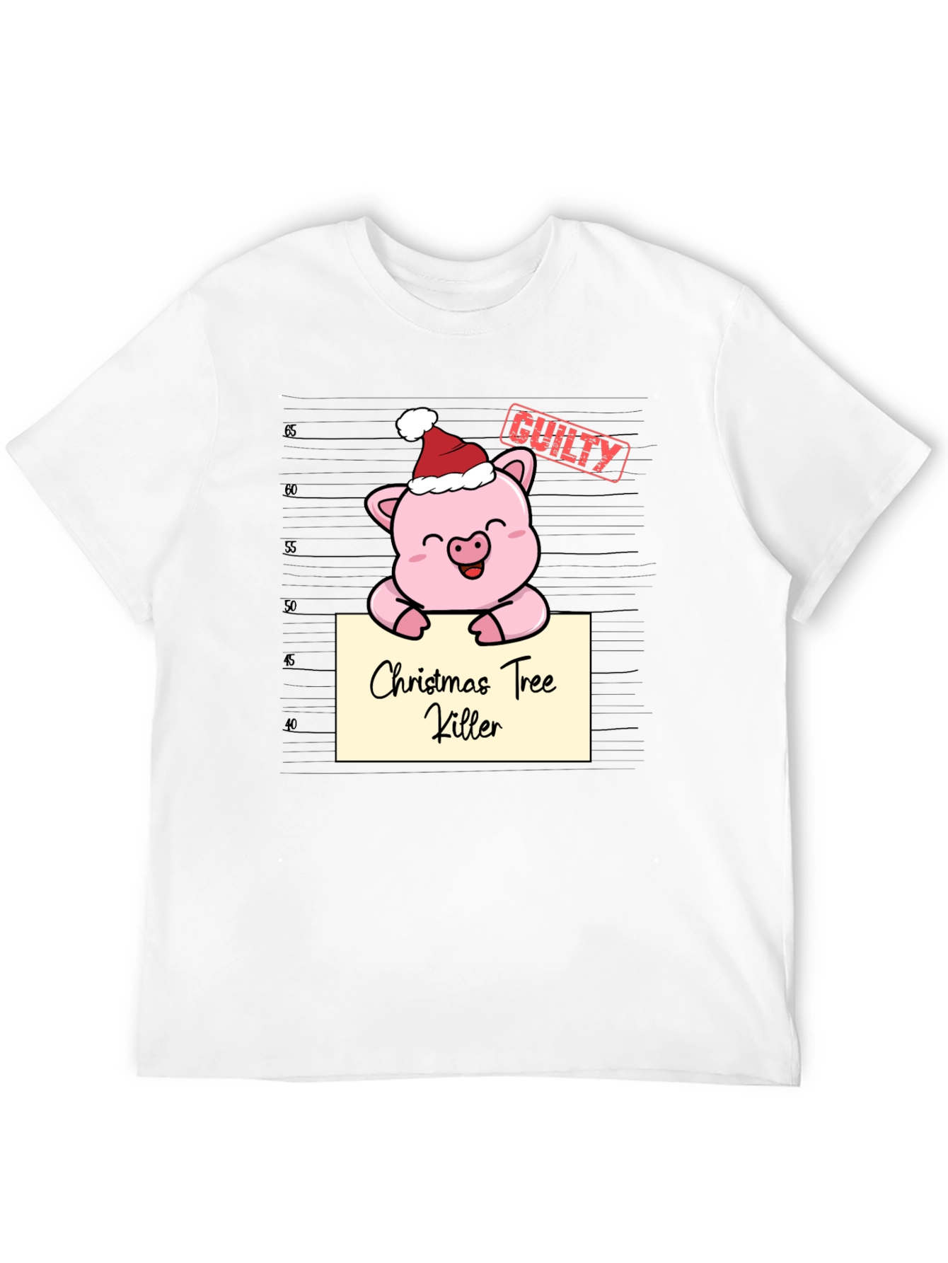 Christmas Tree Killer Pig T-Shirt