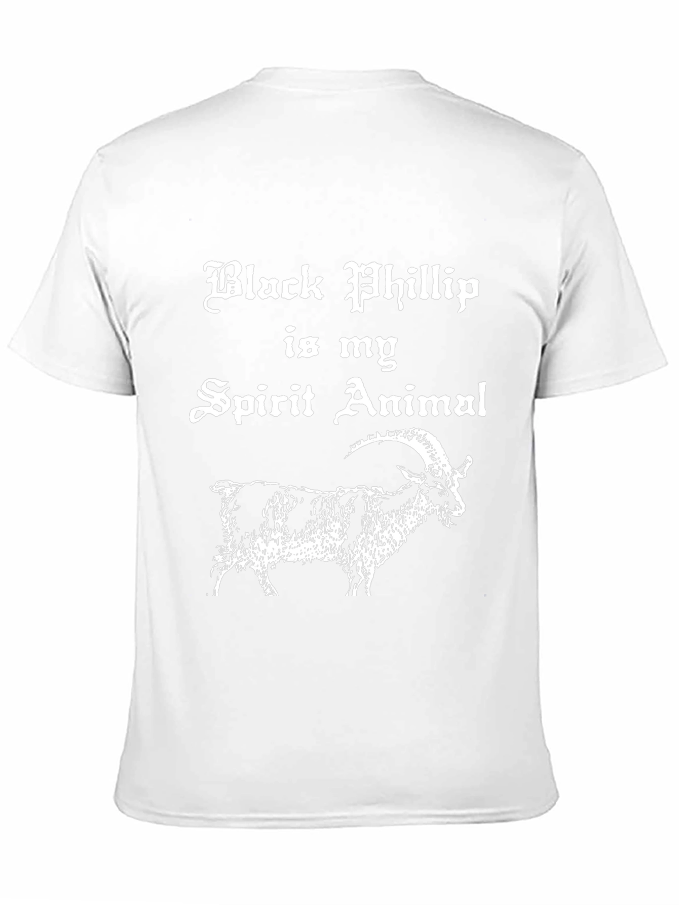 Black Phillip Goat Spirit Animal Graphic Tee Shirt