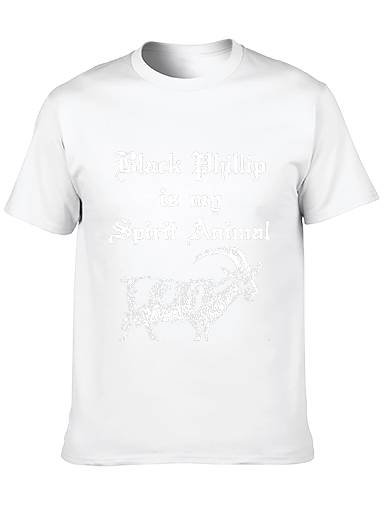 Black Phillip Goat Spirit Animal Graphic Tee Shirt
