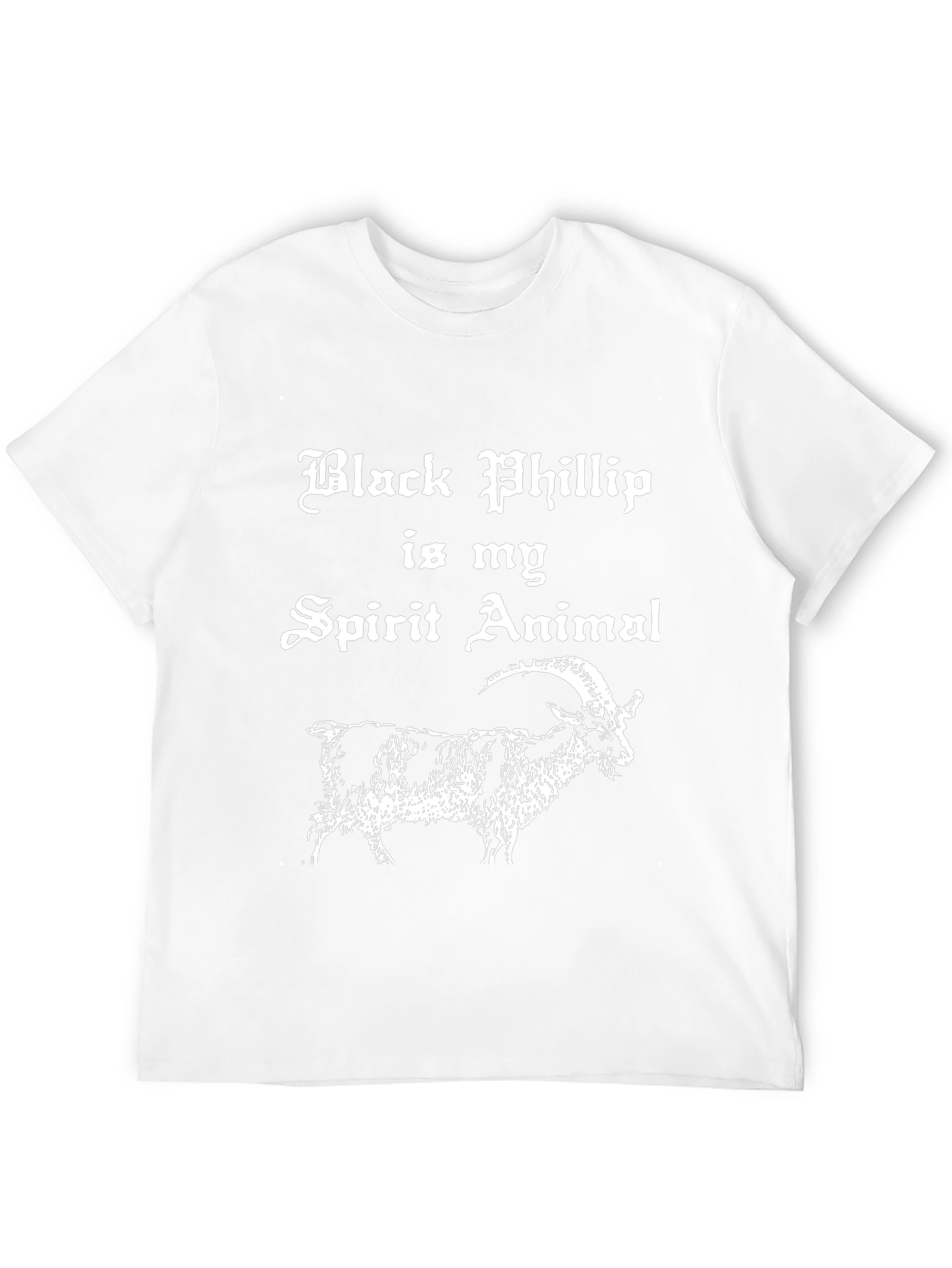 Black Phillip Goat Spirit Animal Graphic Tee Shirt