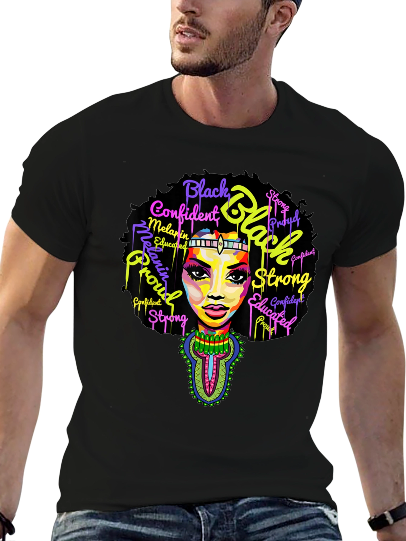 Black Confident Melanin Proud T-Shirt