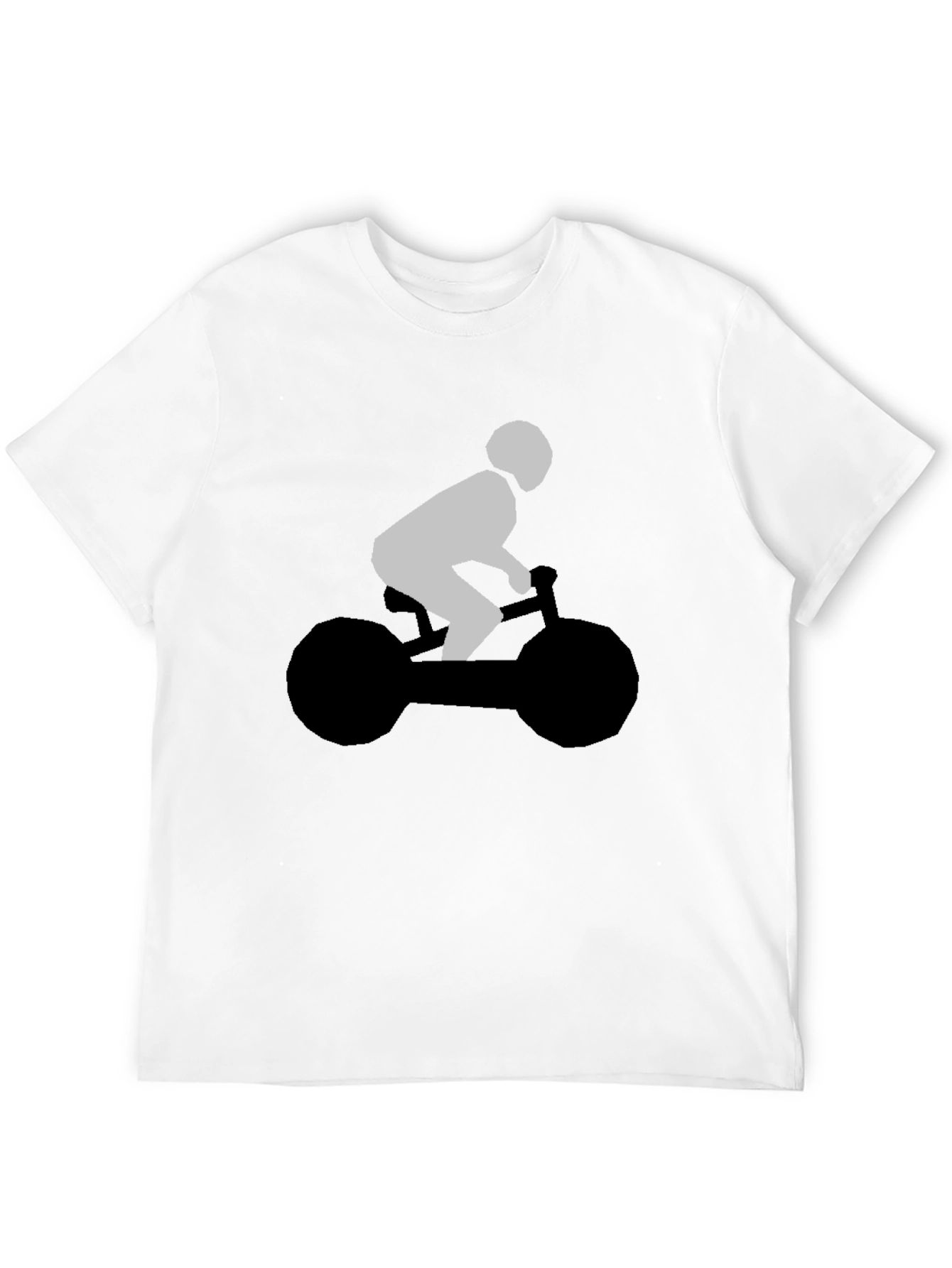 Cool Biker Graphic Tee - Stylish Black T-Shirt