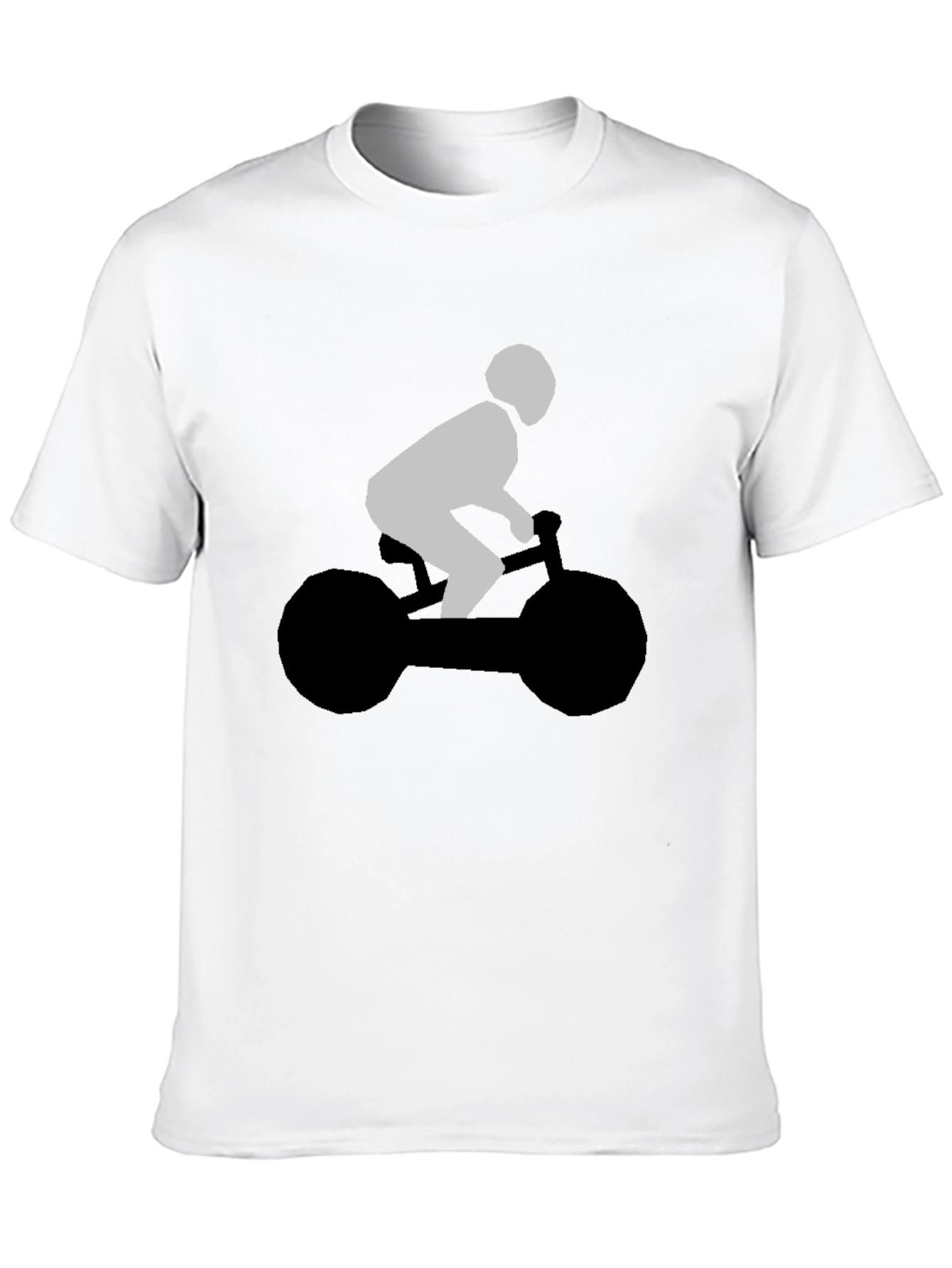Cool Biker Graphic Tee - Stylish Black T-Shirt