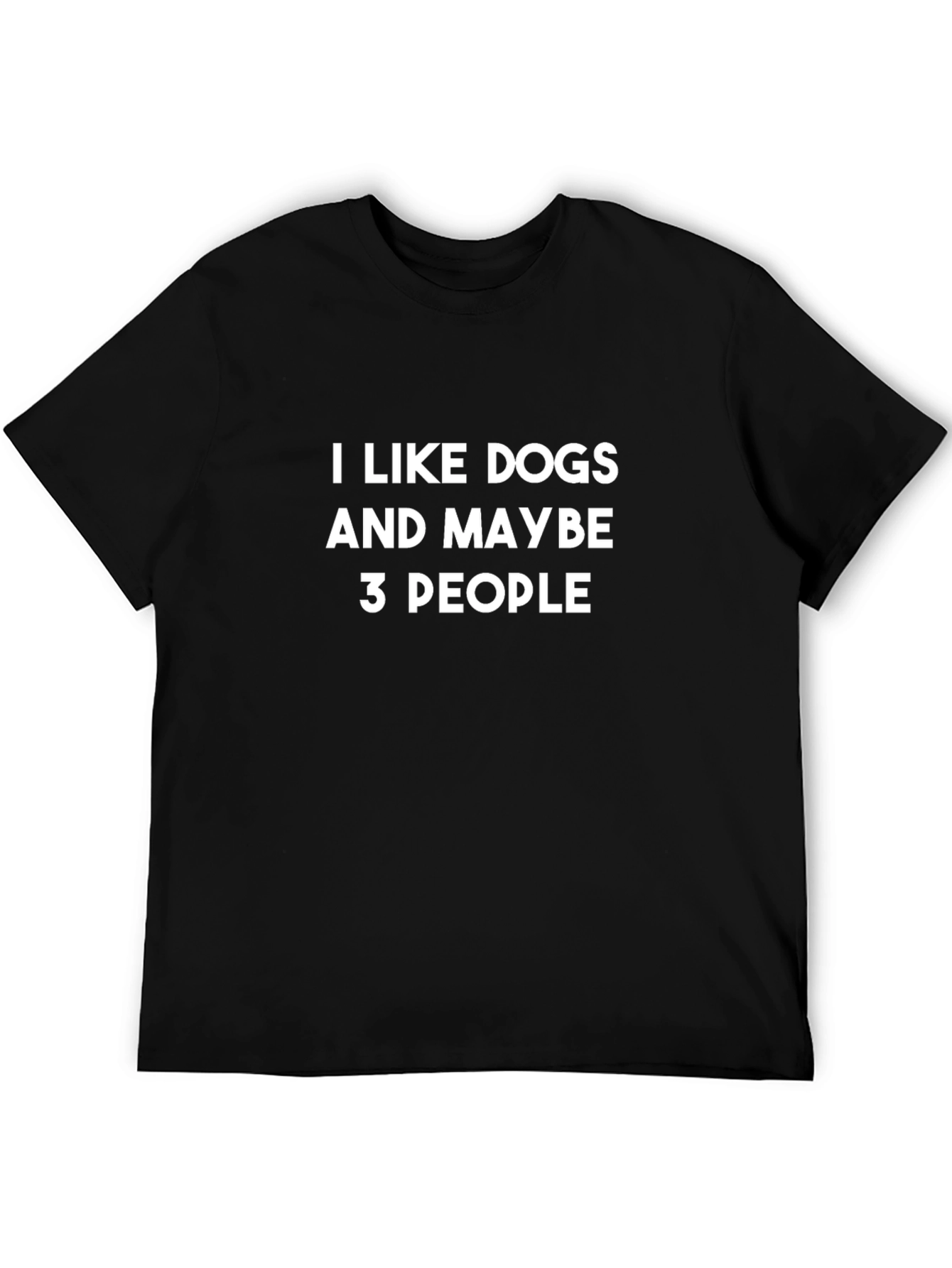 I Like Dogs and Maybe 3 People T-Shirt
