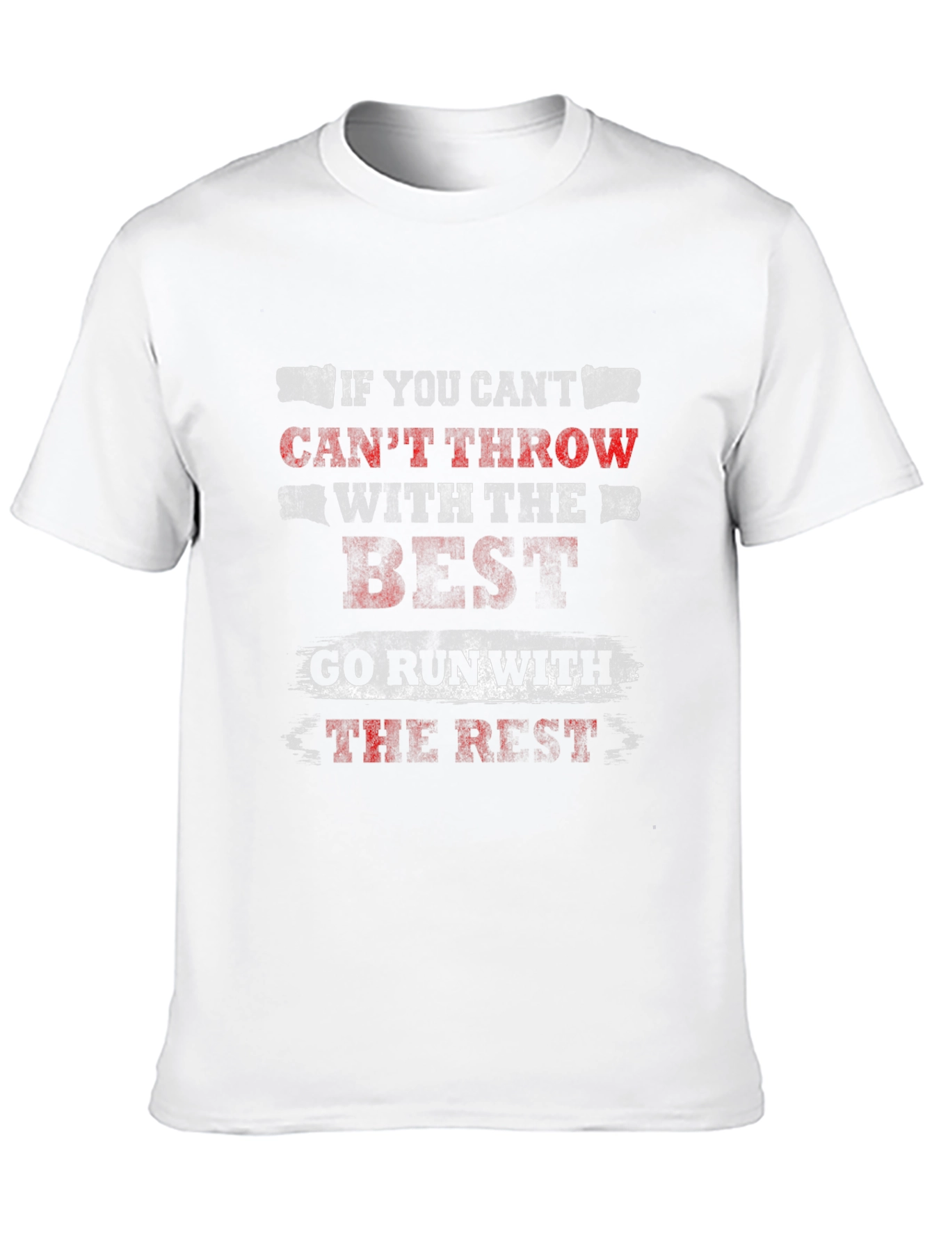 Humorous Run with the Rest Graphic Tee