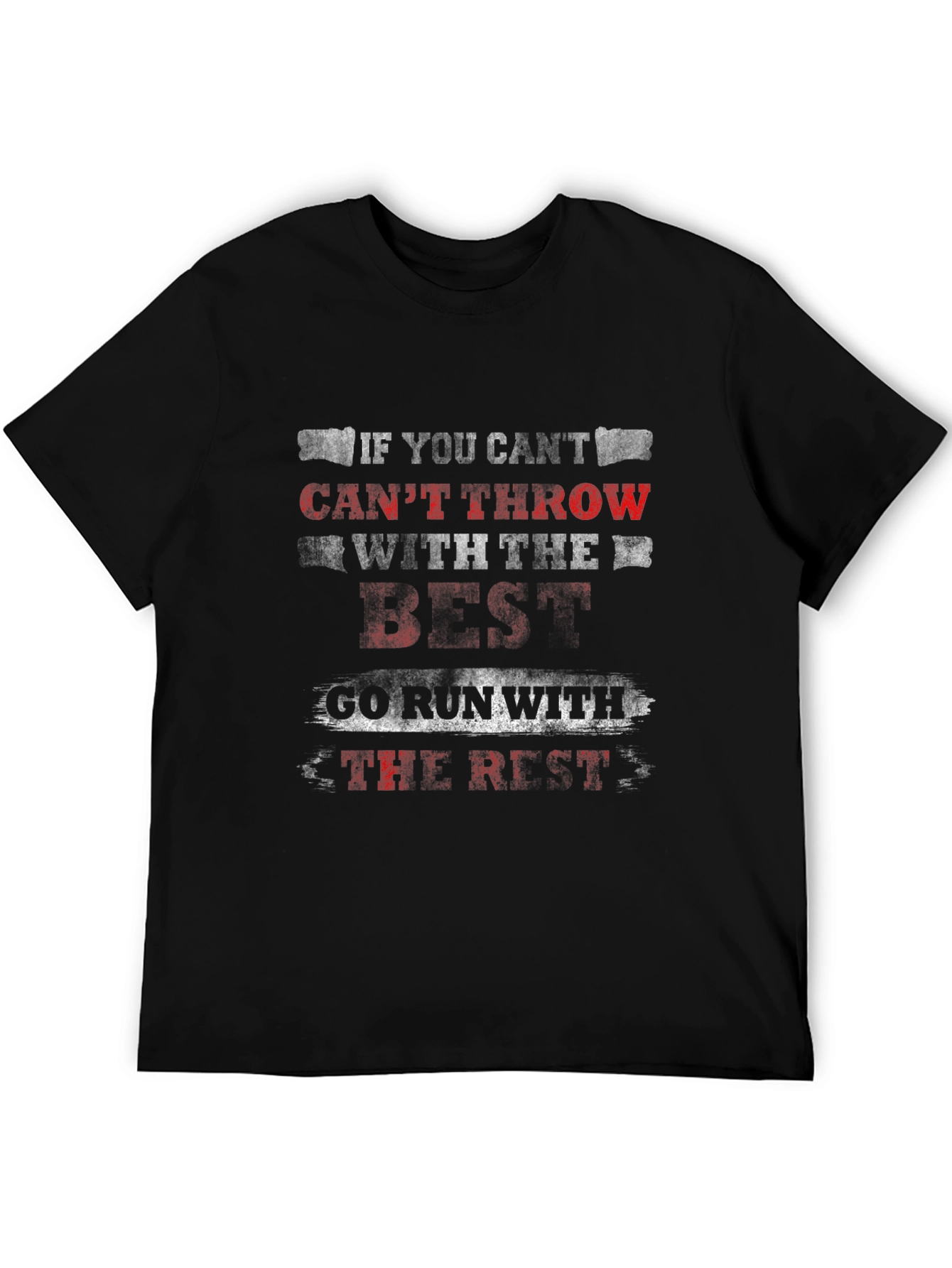 Humorous Run with the Rest Graphic Tee