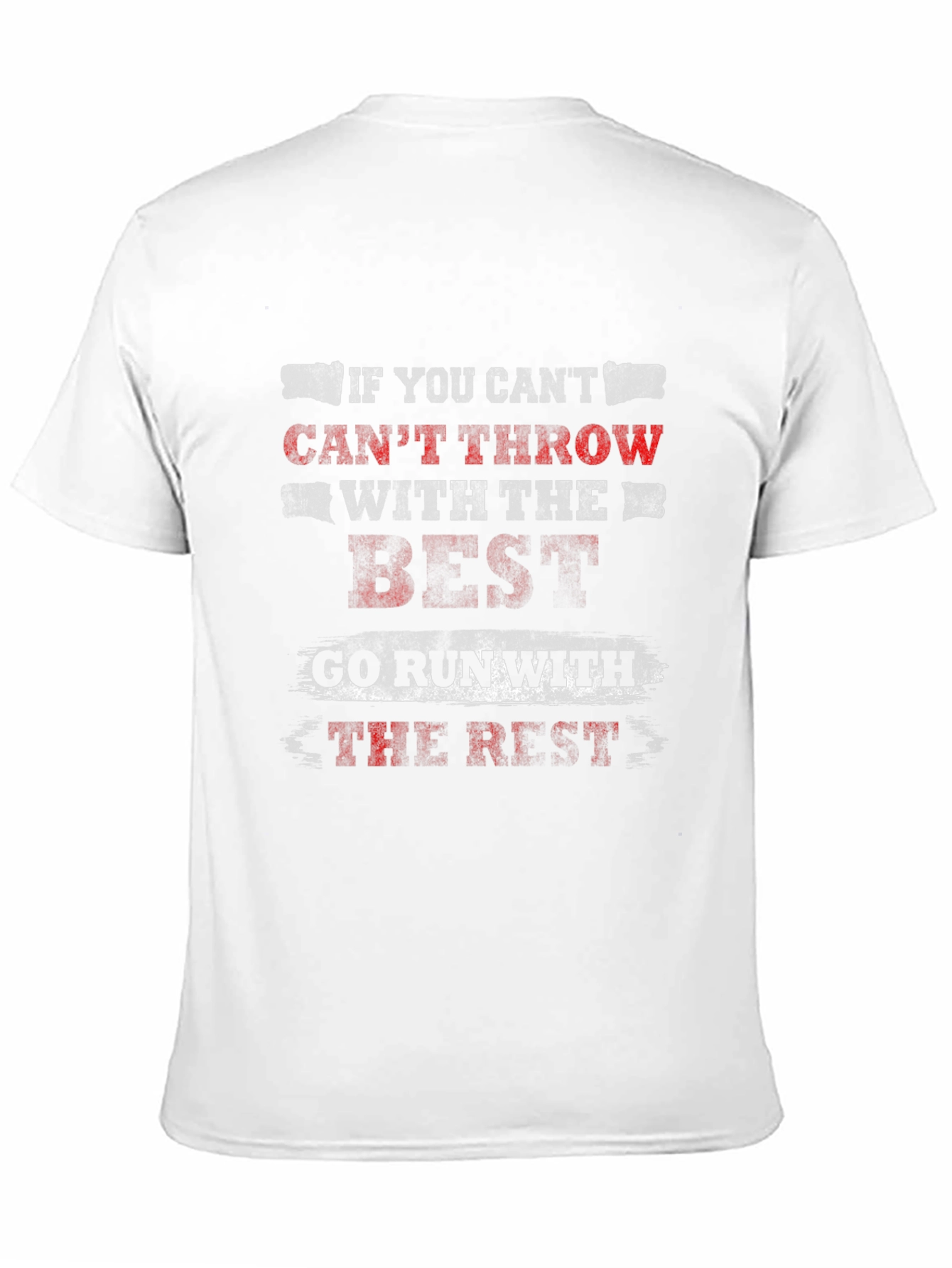 Humorous Run with the Rest Graphic Tee