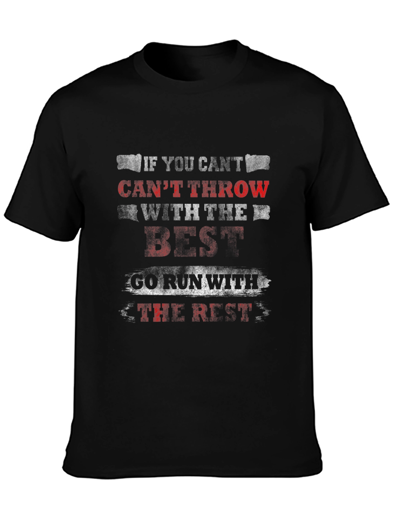 Humorous Run with the Rest Graphic Tee