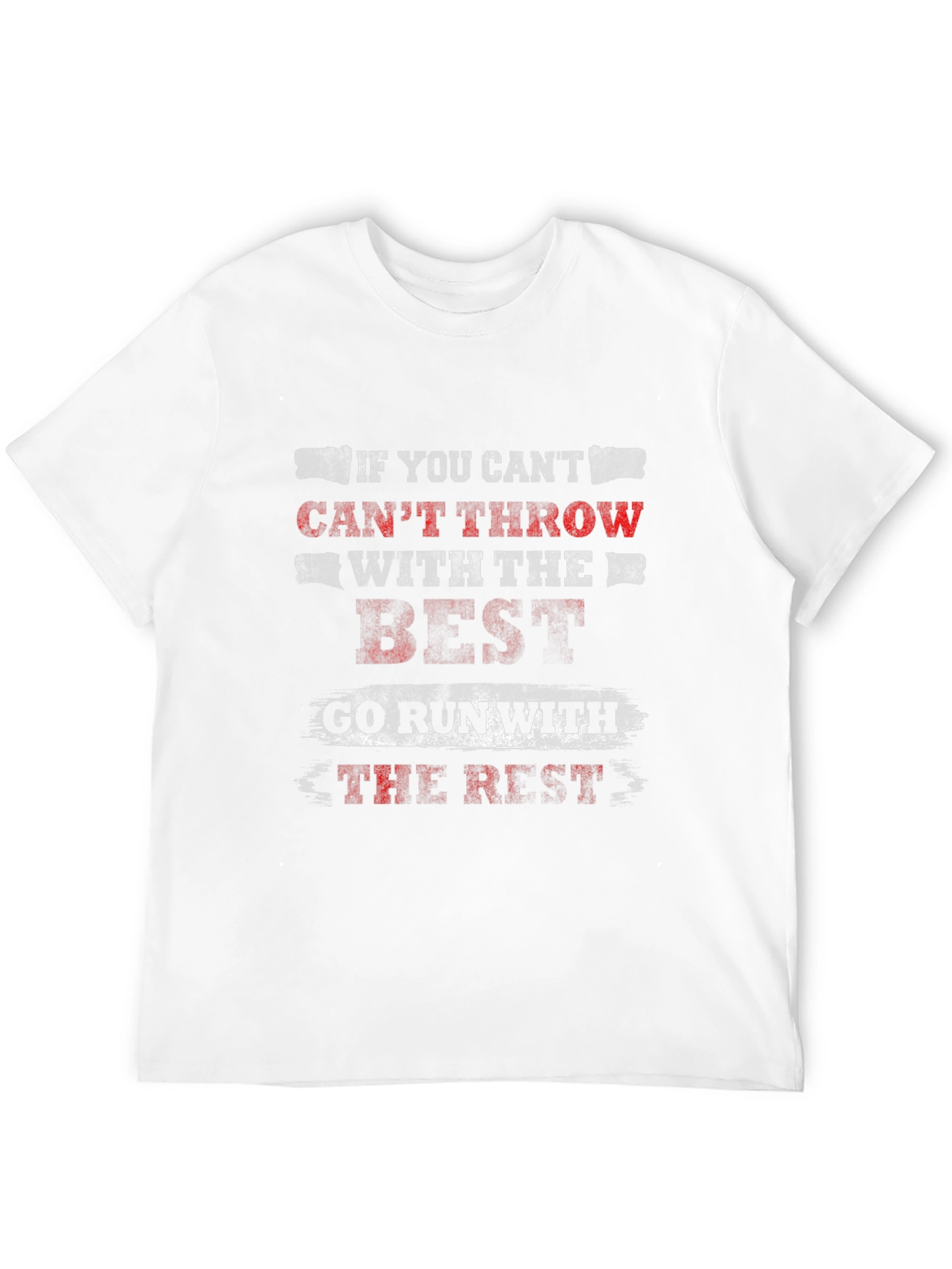 Humorous Run with the Rest Graphic Tee