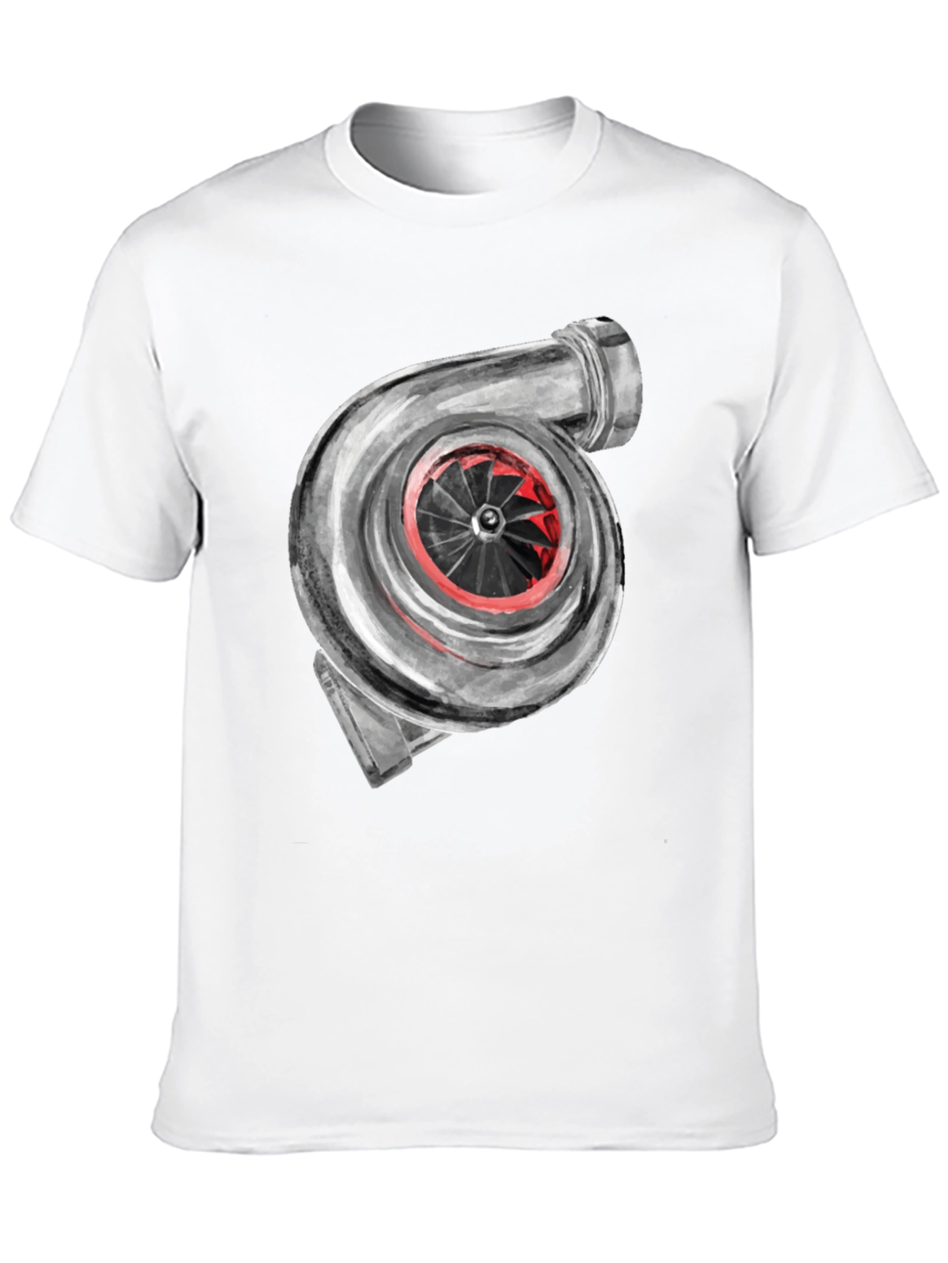 Turbocharger Graphic Tee - Automotive Enthusiast Apparel