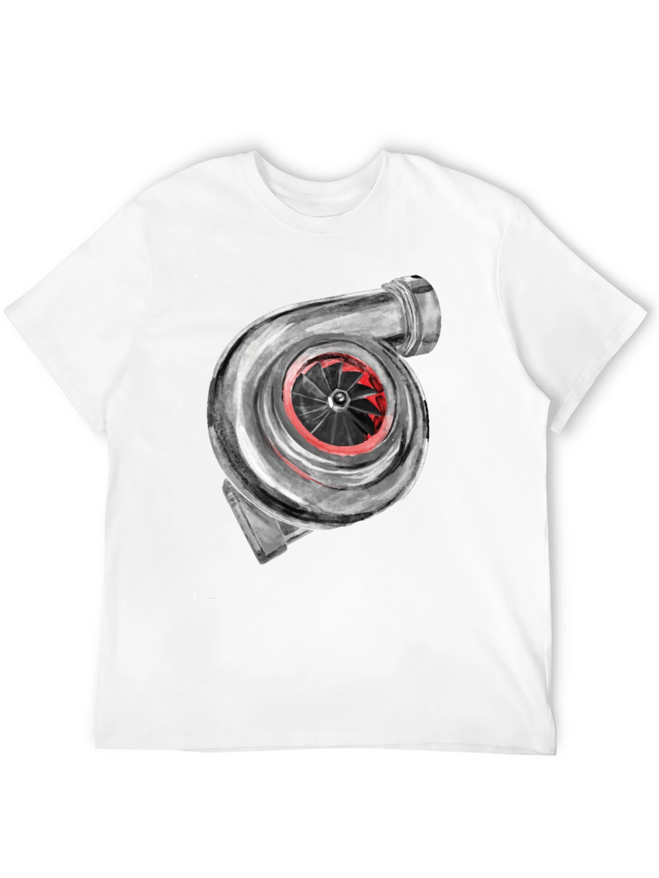 Turbocharger Graphic Tee - Automotive Enthusiast Apparel