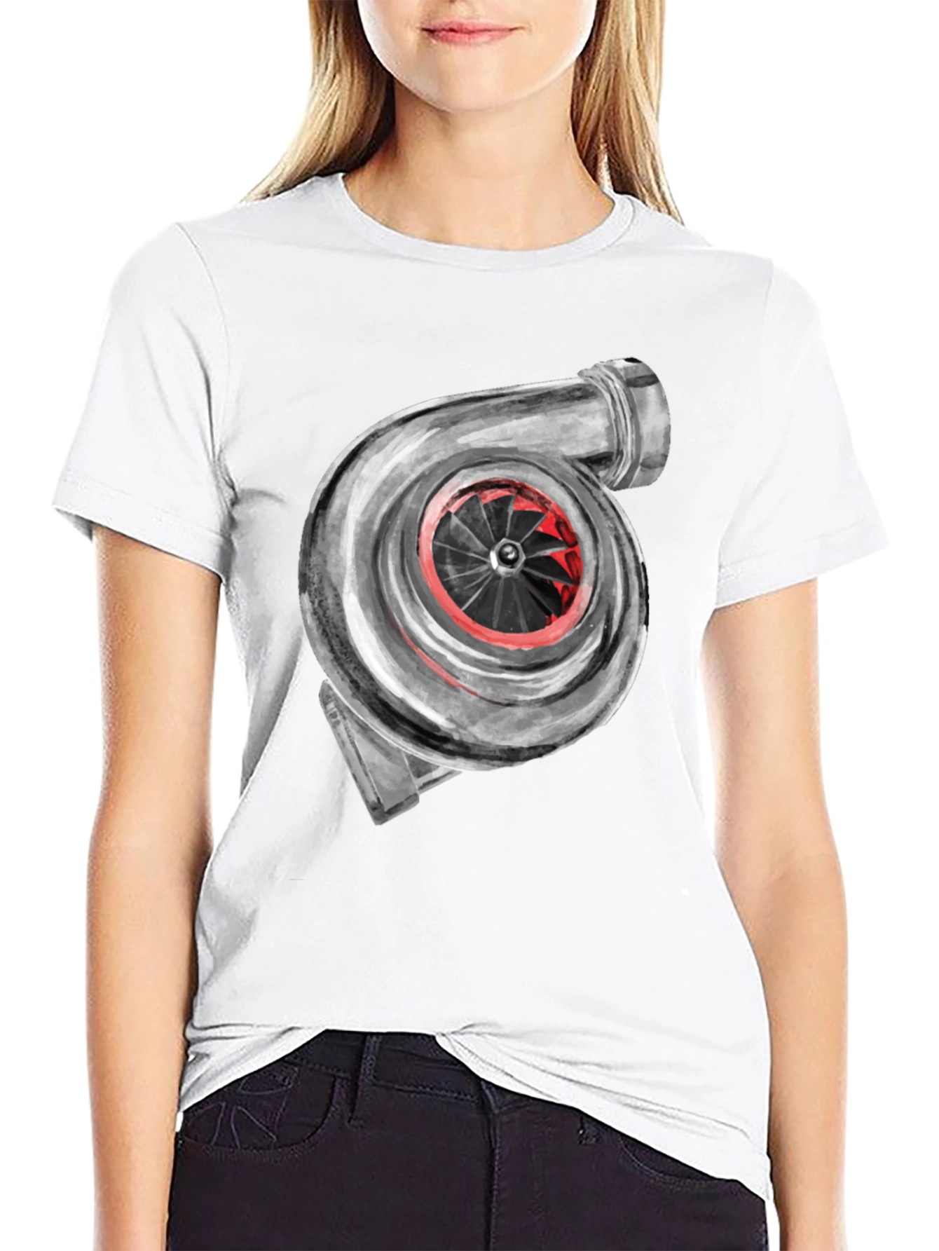 Turbocharger Graphic Tee - Automotive Enthusiast Apparel