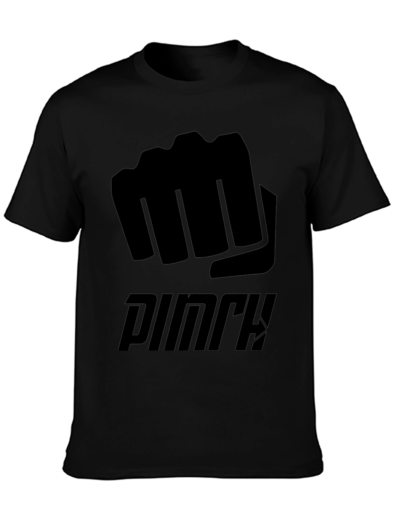 Black Fist Punch Graphic T-Shirt | Mens Casual Tee