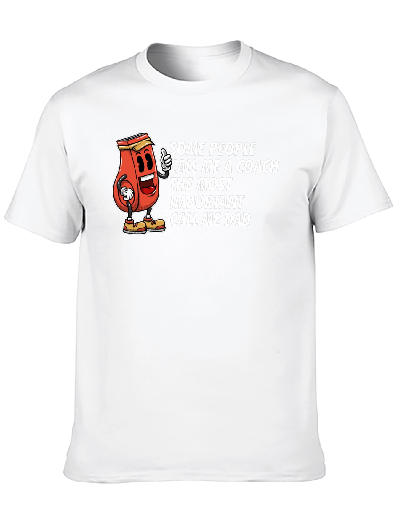Funny Coach Dad T-Shirt - Novelty Tee