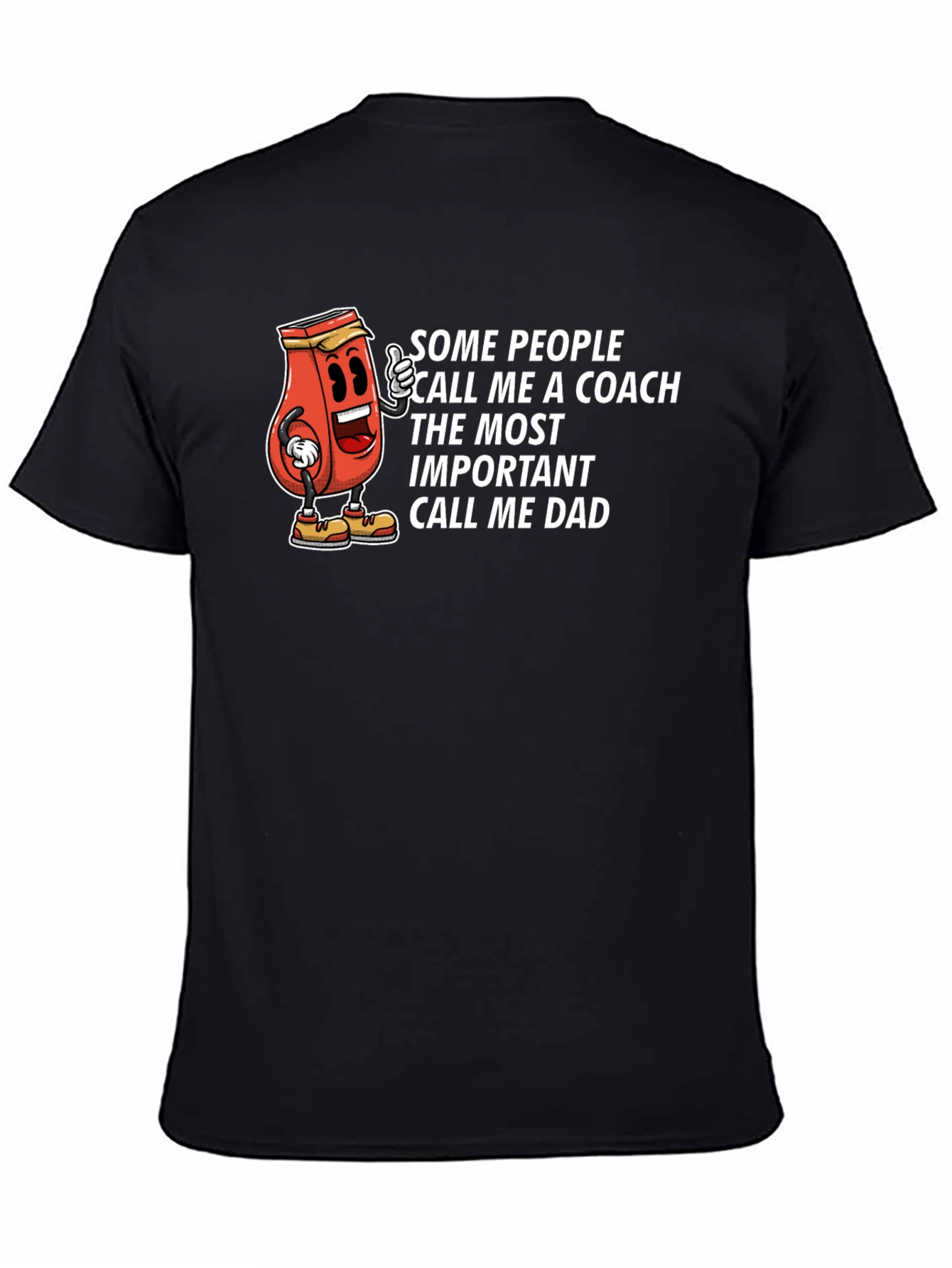 Funny Coach Dad T-Shirt - Novelty Tee
