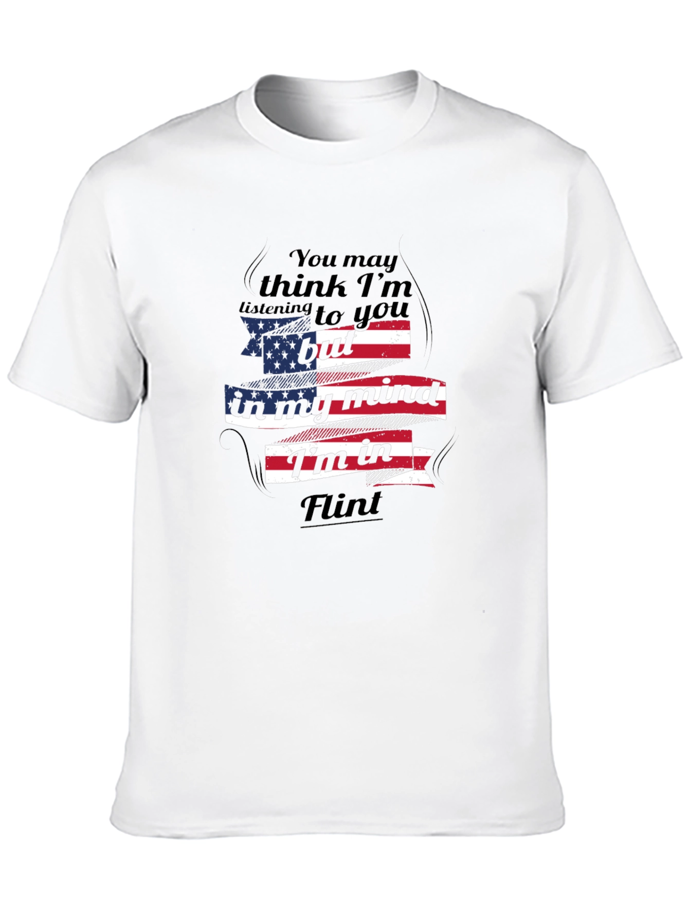Flint State of Mind Mens Black T-Shirt