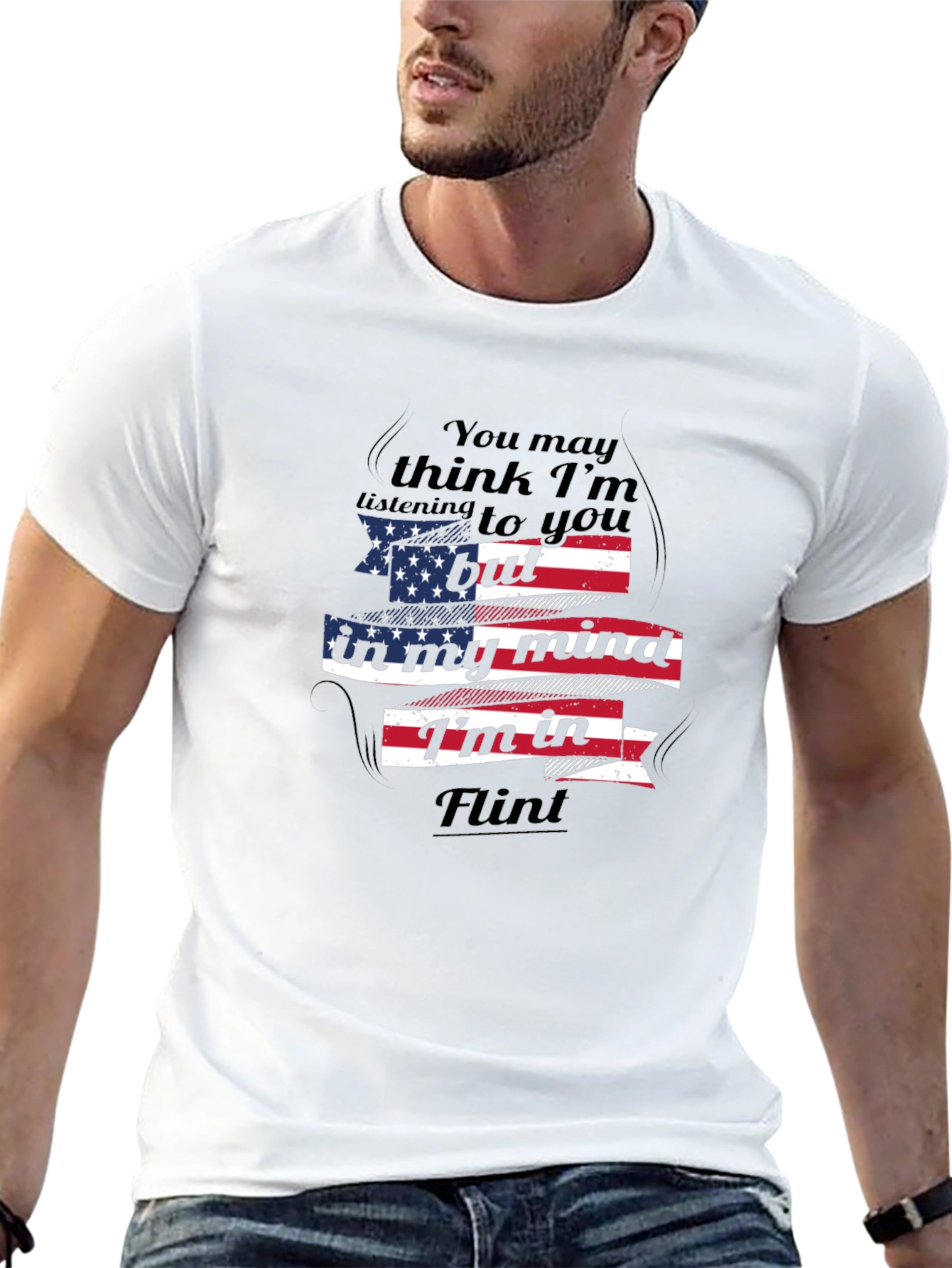Flint State of Mind Mens Black T-Shirt