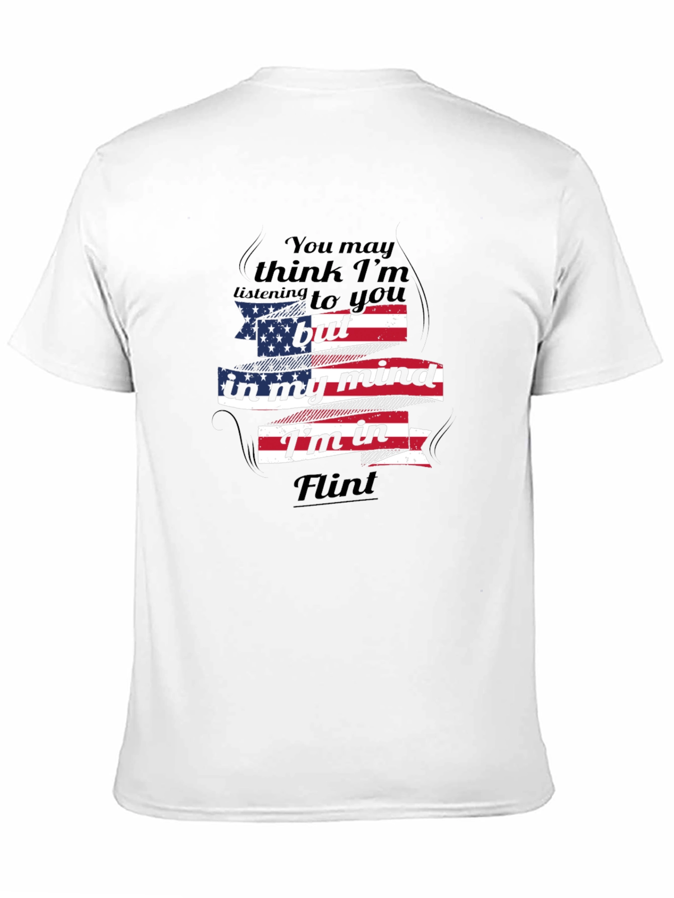 Flint State of Mind Mens Black T-Shirt