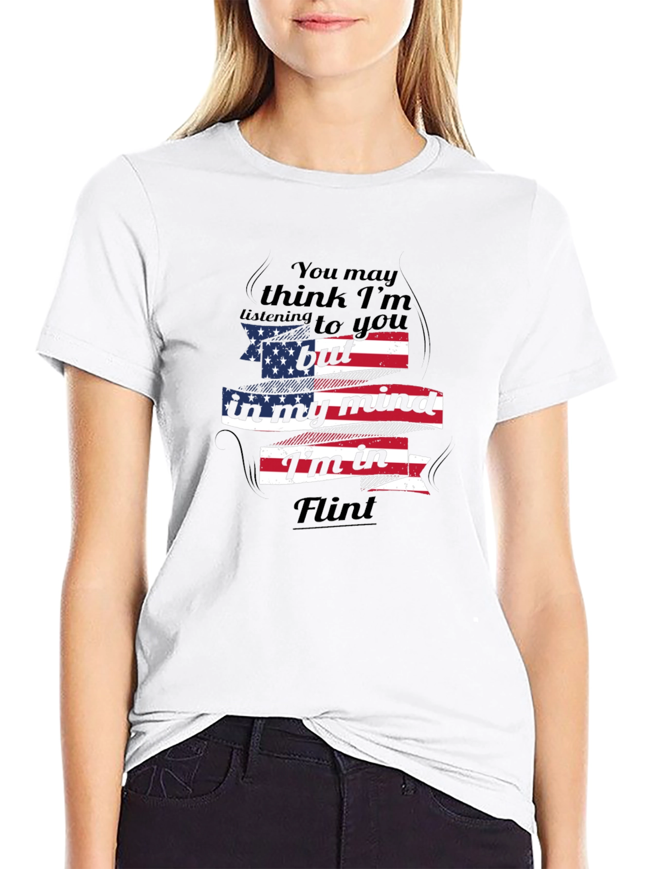 Flint State of Mind Mens Black T-Shirt