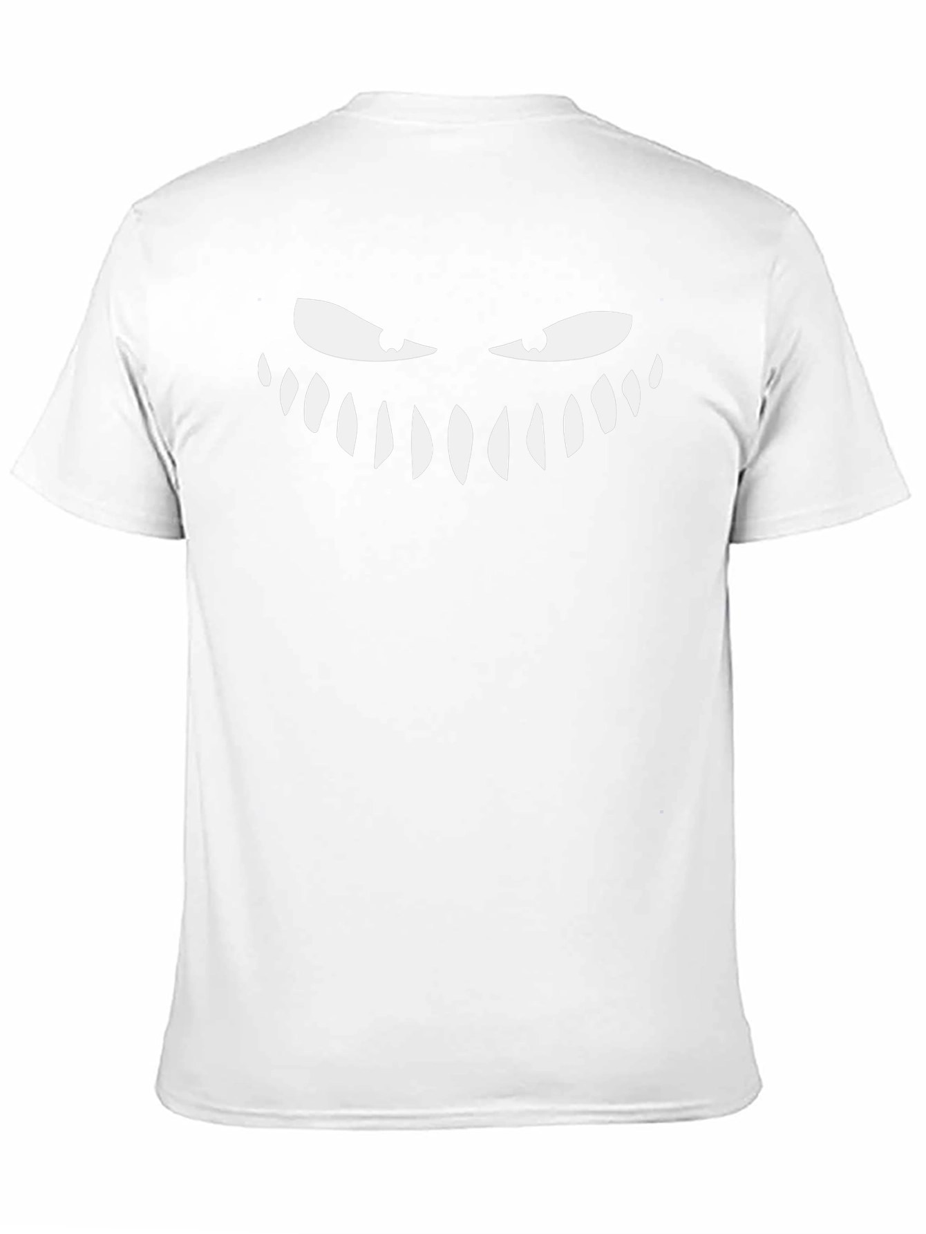 Monster Smile Graphic Tee - Black Cotton Blend Shirt