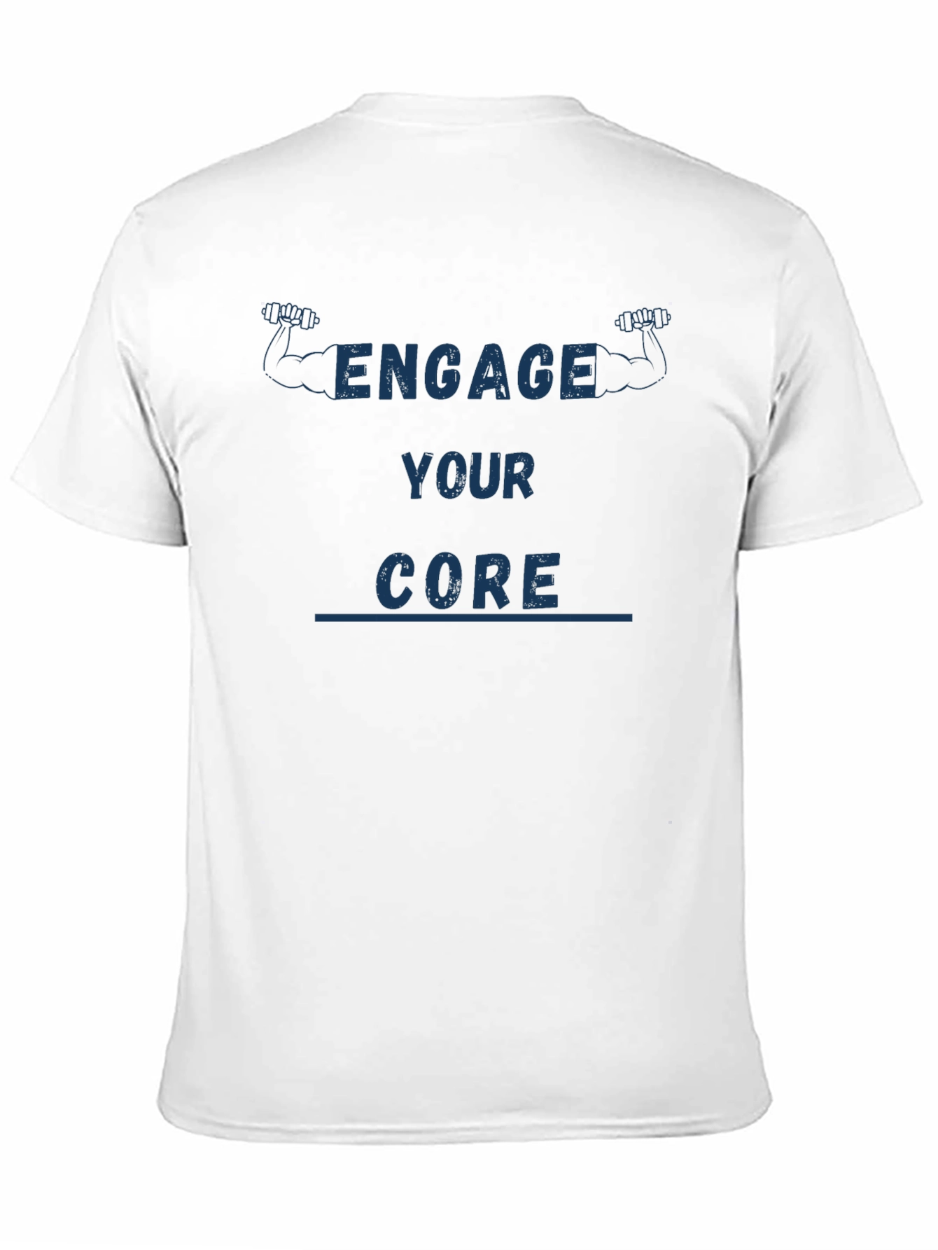 Engage Your Core Black T-Shirt