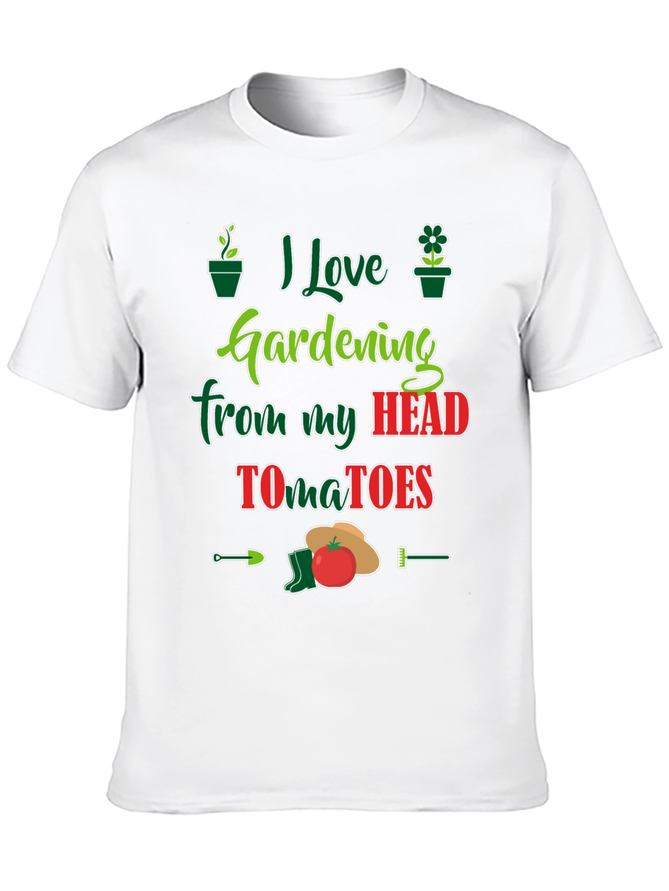 Gardening Lovers T-Shirt - Head Tomatoes Funny Tee