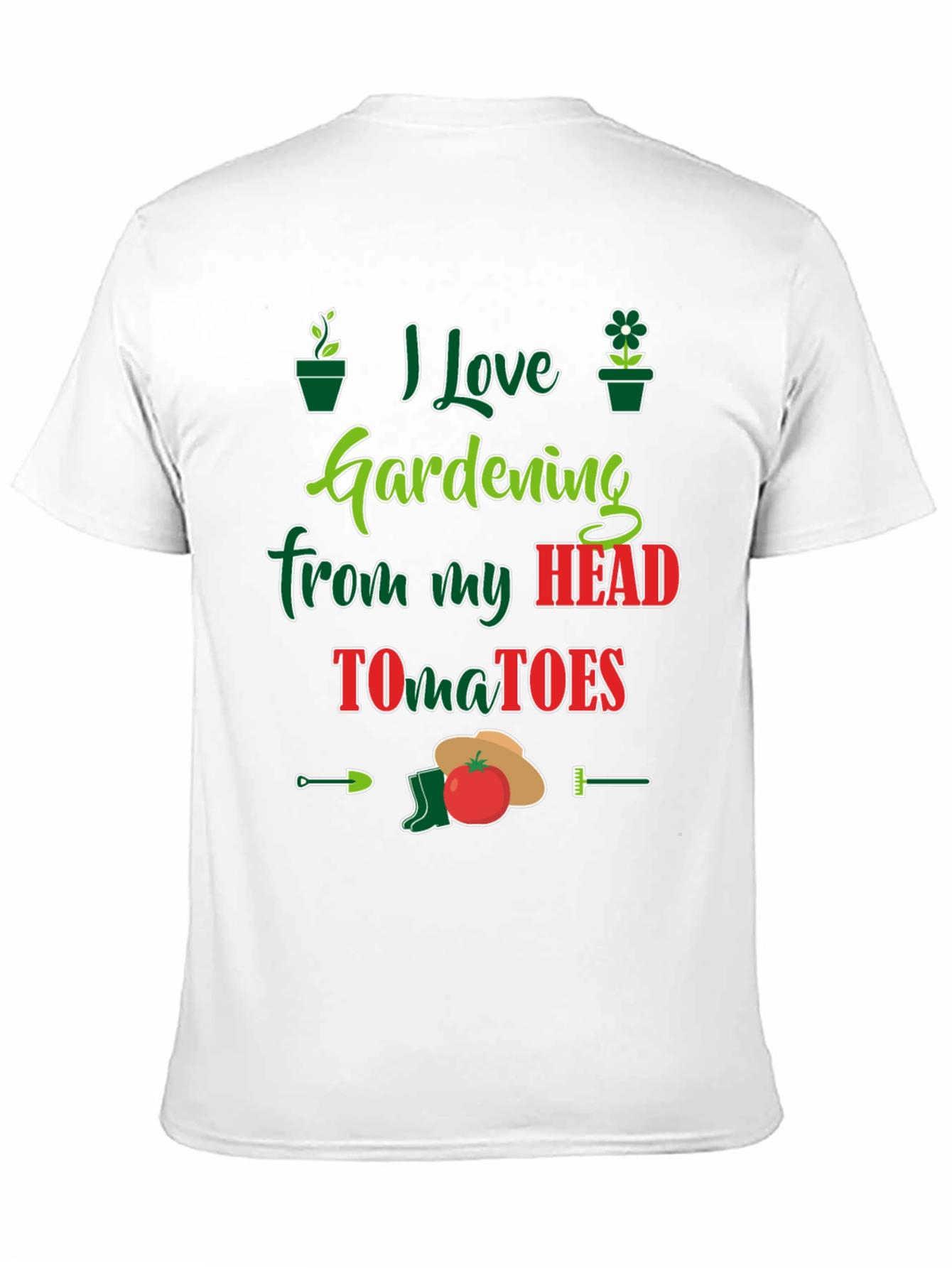 Gardening Lovers T-Shirt - Head Tomatoes Funny Tee