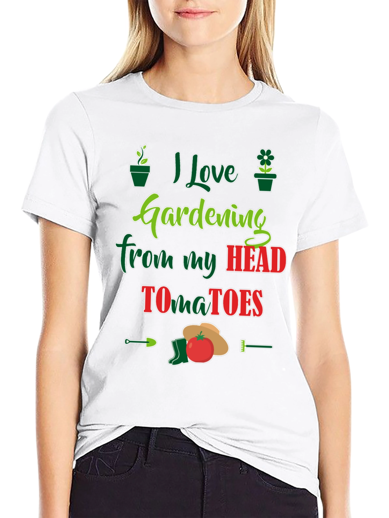 Gardening Lovers T-Shirt - Head Tomatoes Funny Tee